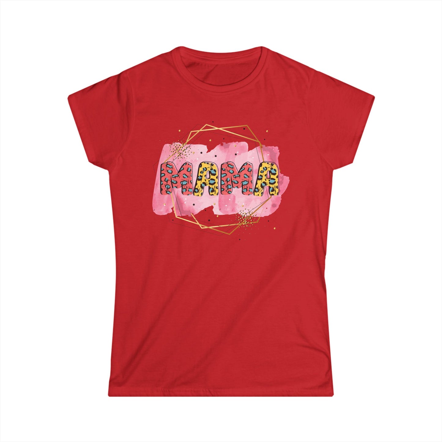 Mama Graphic Women's Softstyle Tee - Casual Comfort for Moms