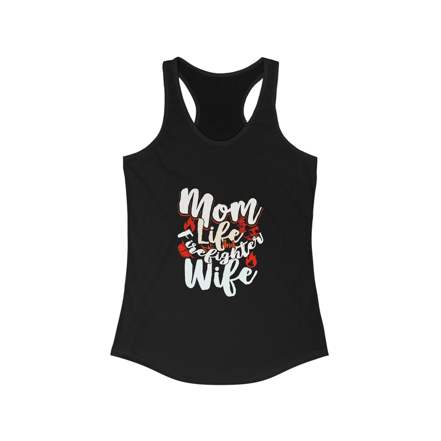 Mom Life Racerback Tank Top - Perfect Gift for Wives - Lightweight Summer Top