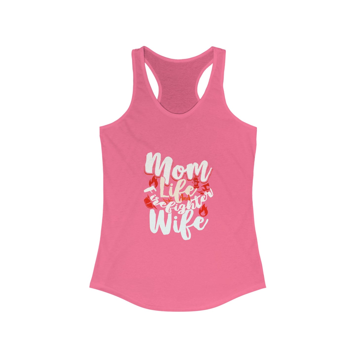 Mom Life Racerback Tank Top - Perfect Gift for Wives - Lightweight Summer Top