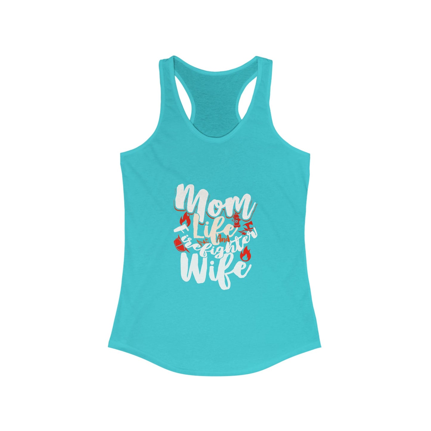 Mom Life Racerback Tank Top - Perfect Gift for Wives - Lightweight Summer Top
