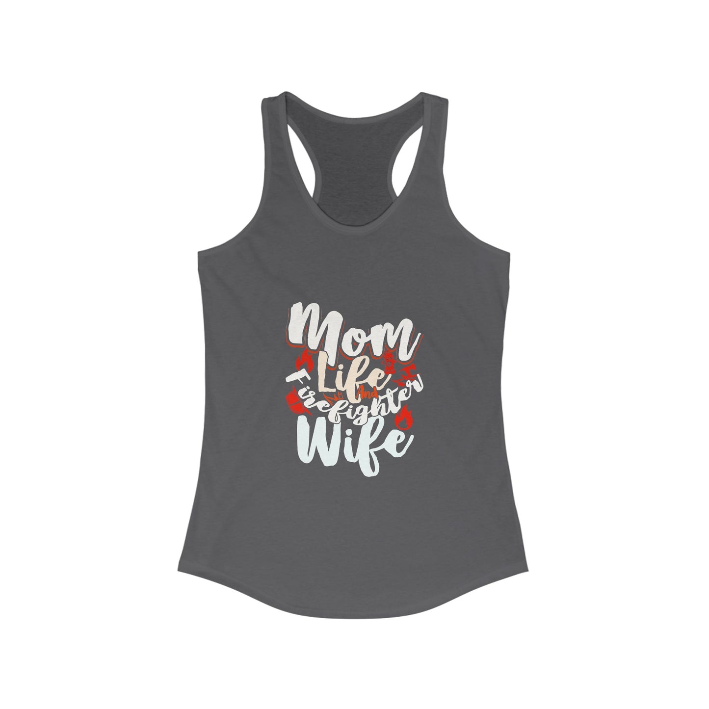 Mom Life Racerback Tank Top - Perfect Gift for Wives - Lightweight Summer Top