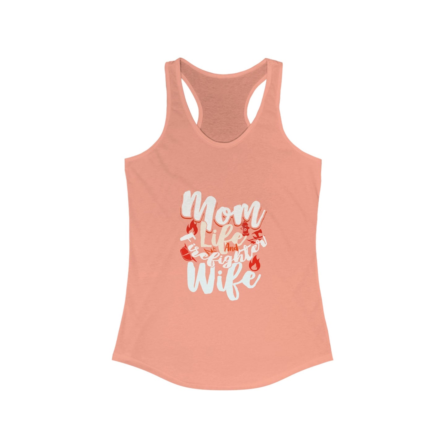 Mom Life Racerback Tank Top - Perfect Gift for Wives - Lightweight Summer Top