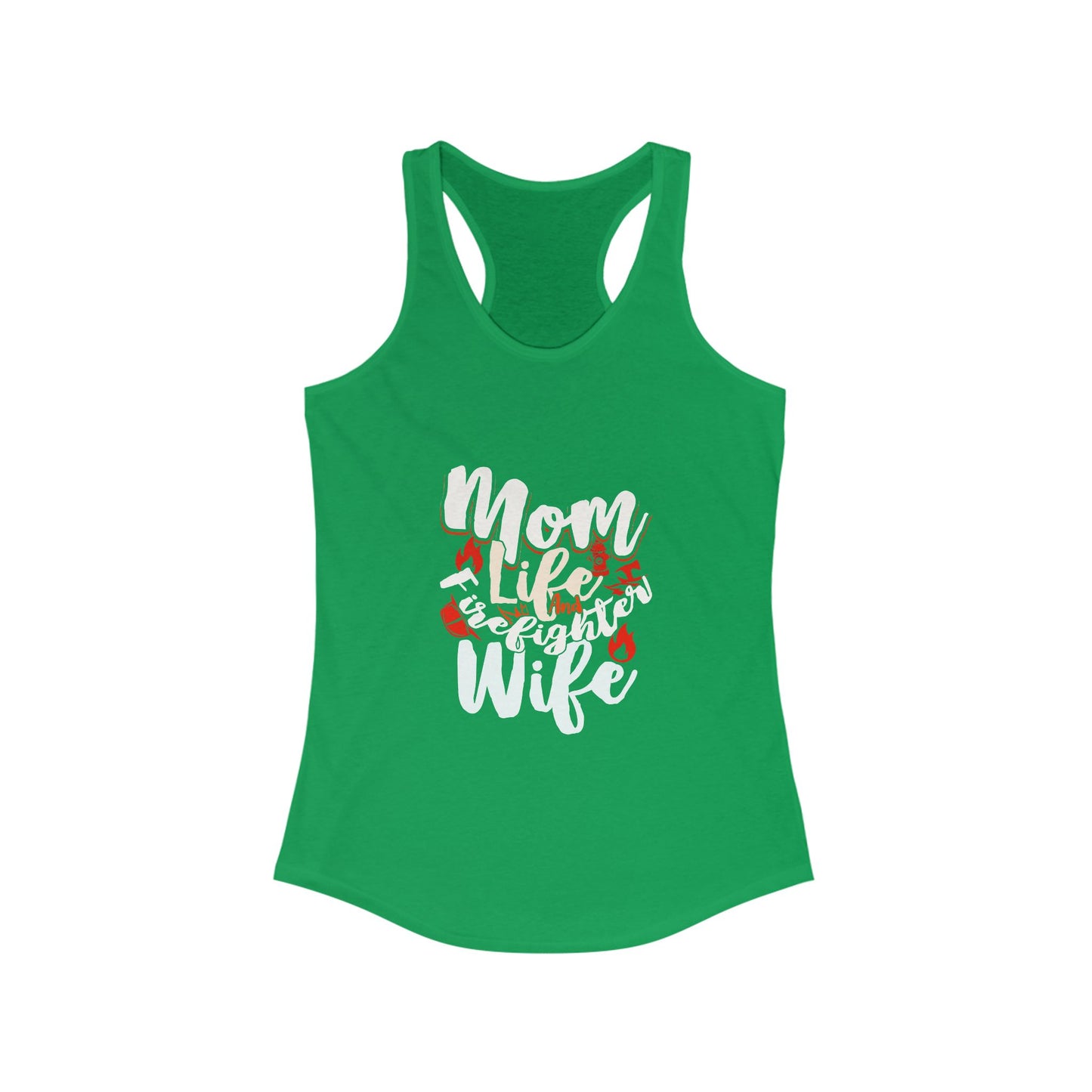 Mom Life Racerback Tank Top - Perfect Gift for Wives - Lightweight Summer Top