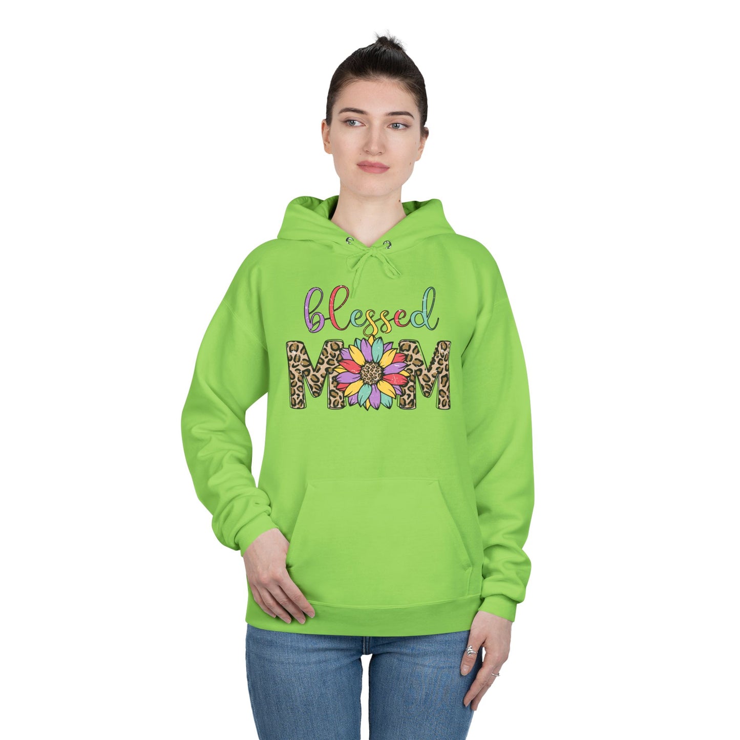 Blessed Mom Eco-Friendly Pullover Hoodie
