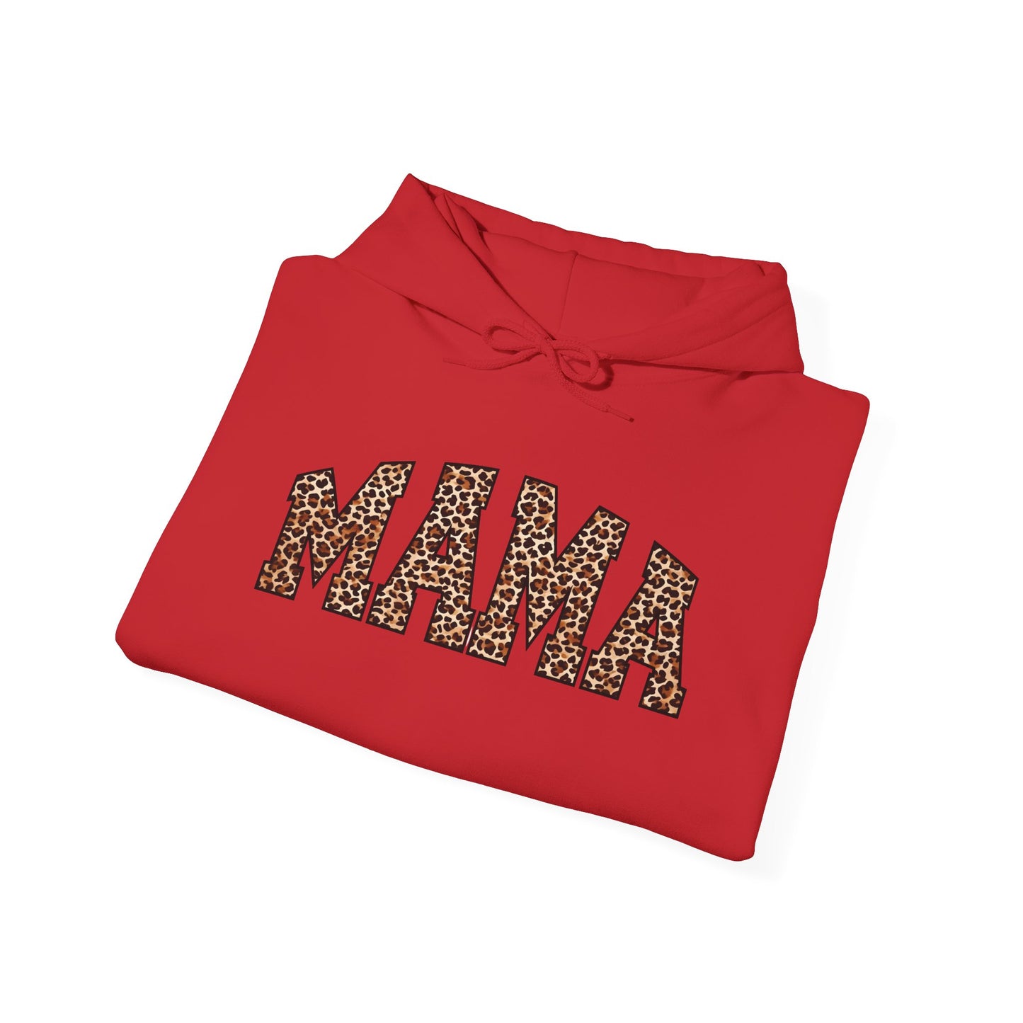 Mama Leopard Print Hoodie - Cozy Unisex Sweatshirt for Moms