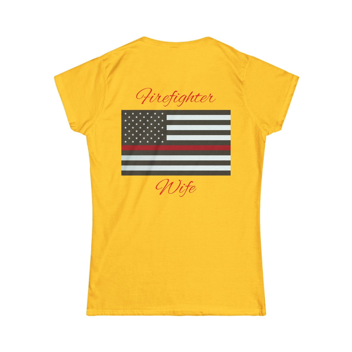 Firefighter Wife Women's Softstyle Tee - Support Your Hero