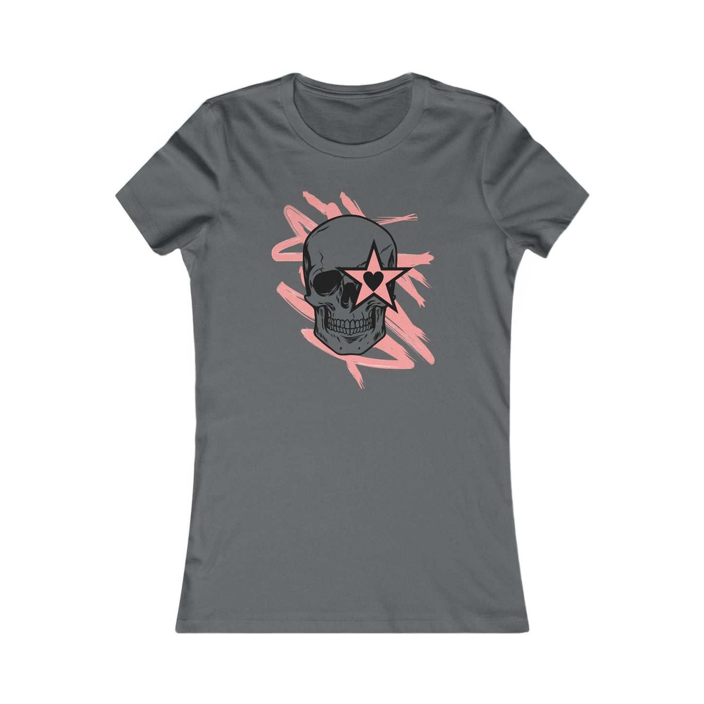 Edgy Skull Graphic Tee for Women - Perfect for Casual Outfits or Festivals