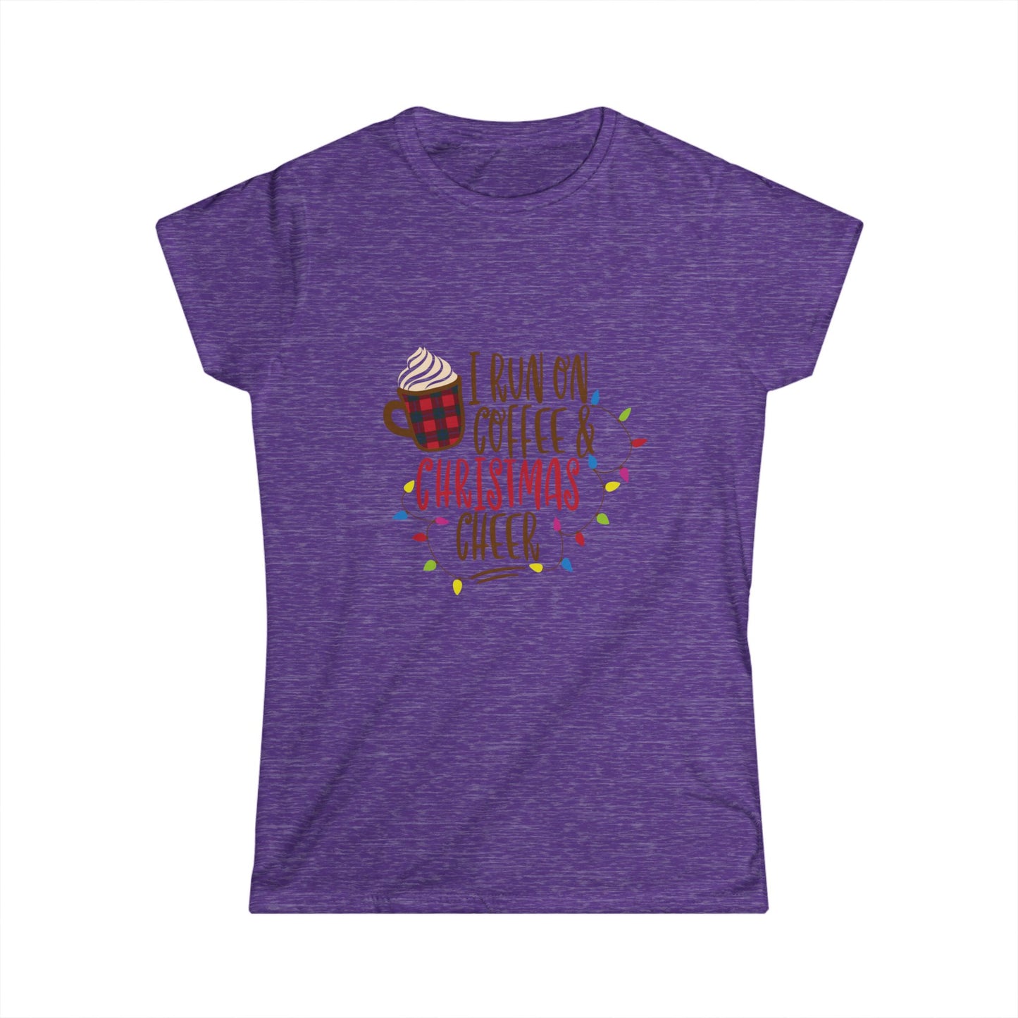 Holiday Coffee & Christmas Cheer Women's Softstyle Tee