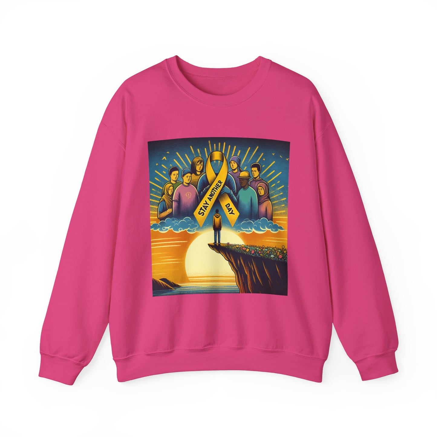 Suicide Prevention Awareness Sweatshirt, Stay Another Day, You Matter, Mental Health Support, Crewneck Jumper, Unisex Hoodie