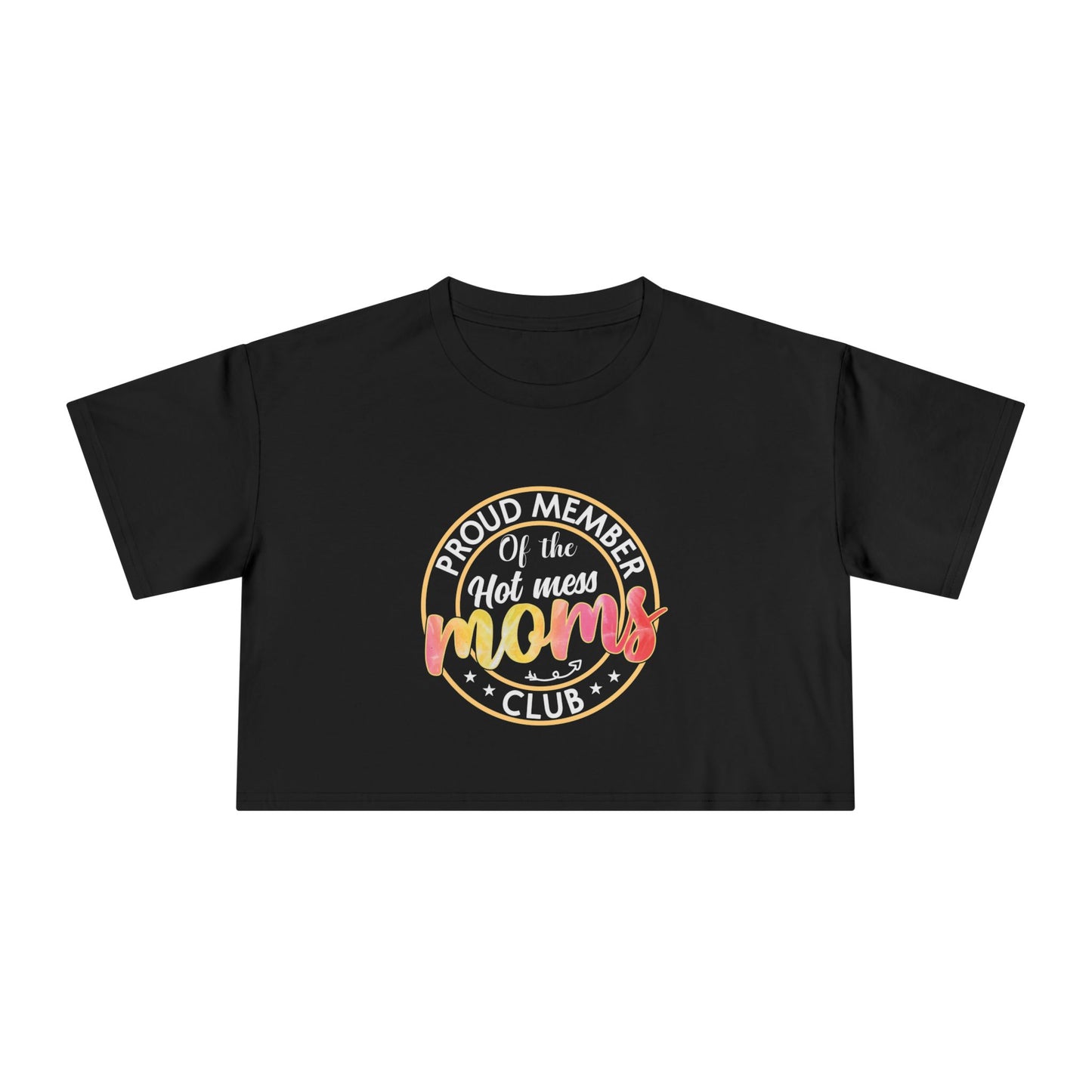 Stylish Mom Crop Tee | Trendy Women’s T-Shirt, Mother's Day Gift, Casual Wear, Summer Outfits, Relaxed Fit