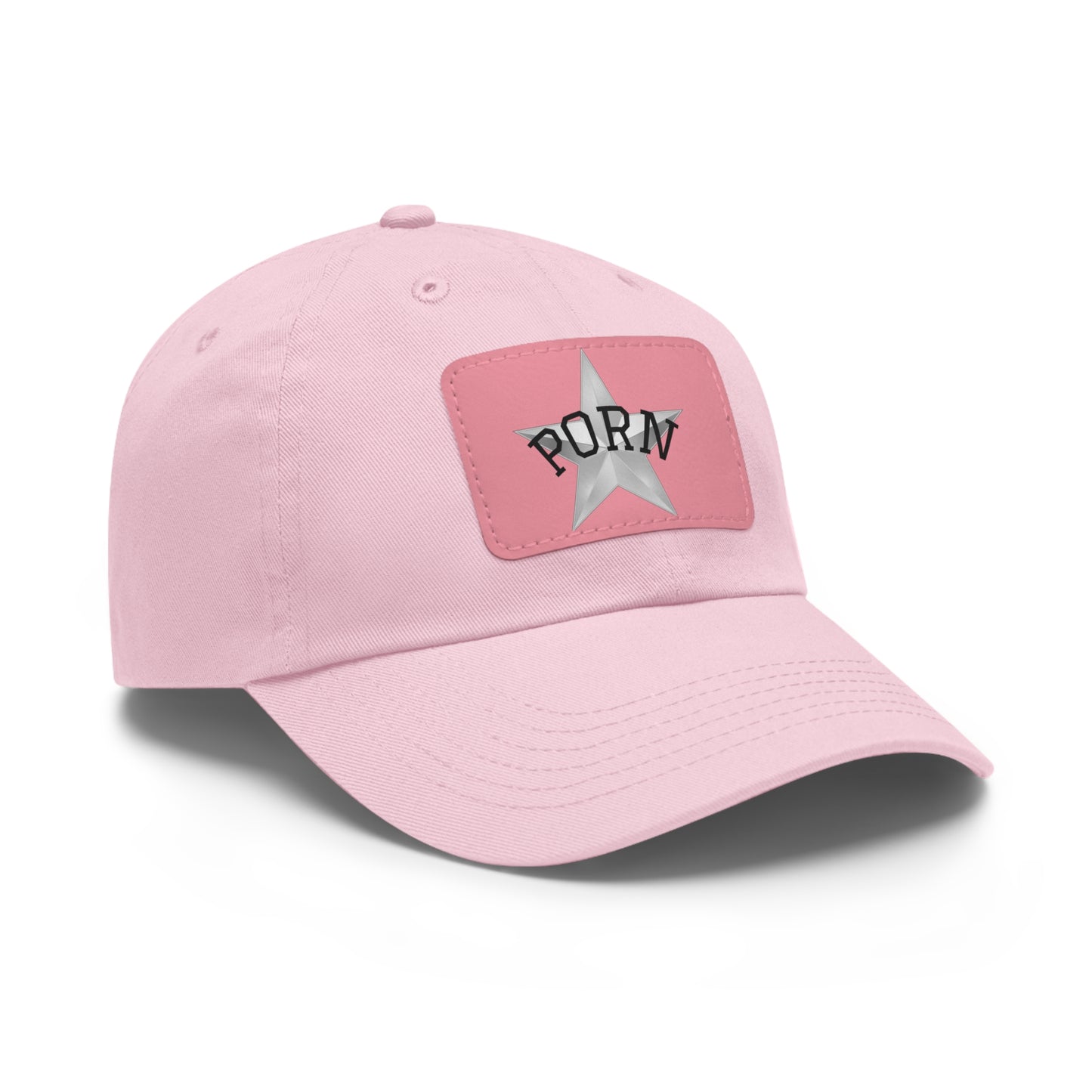 Stylish Dad Hat with Leather Patch, Casual Cap for Men, Summer Accessory, Fun Gift for Dads, Trendy Headwear. fun gifts for her, stylish womens hat