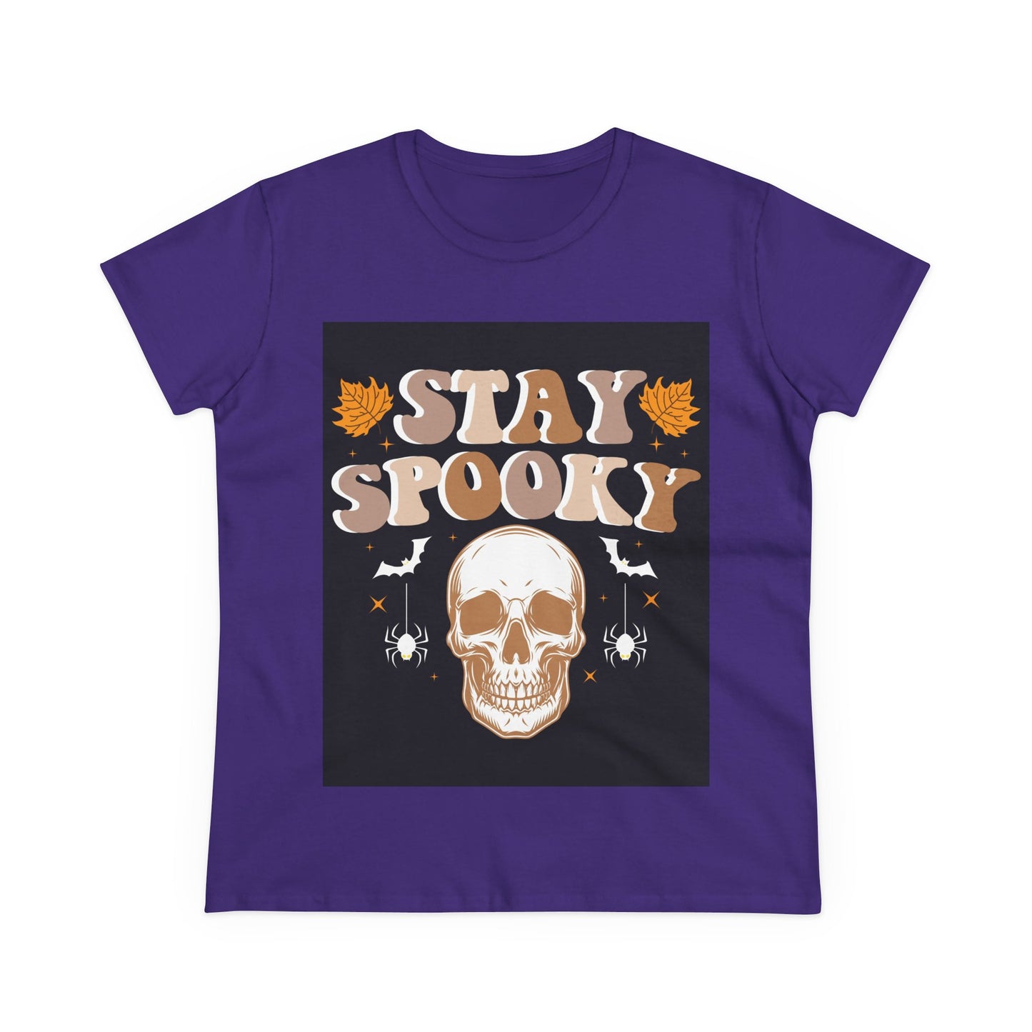 Stay Spooky Women's Tee - Halloween Shirt, Fall Fashion, Graphic Tee for Women, Casual Halloween, Spooky Season Outfit