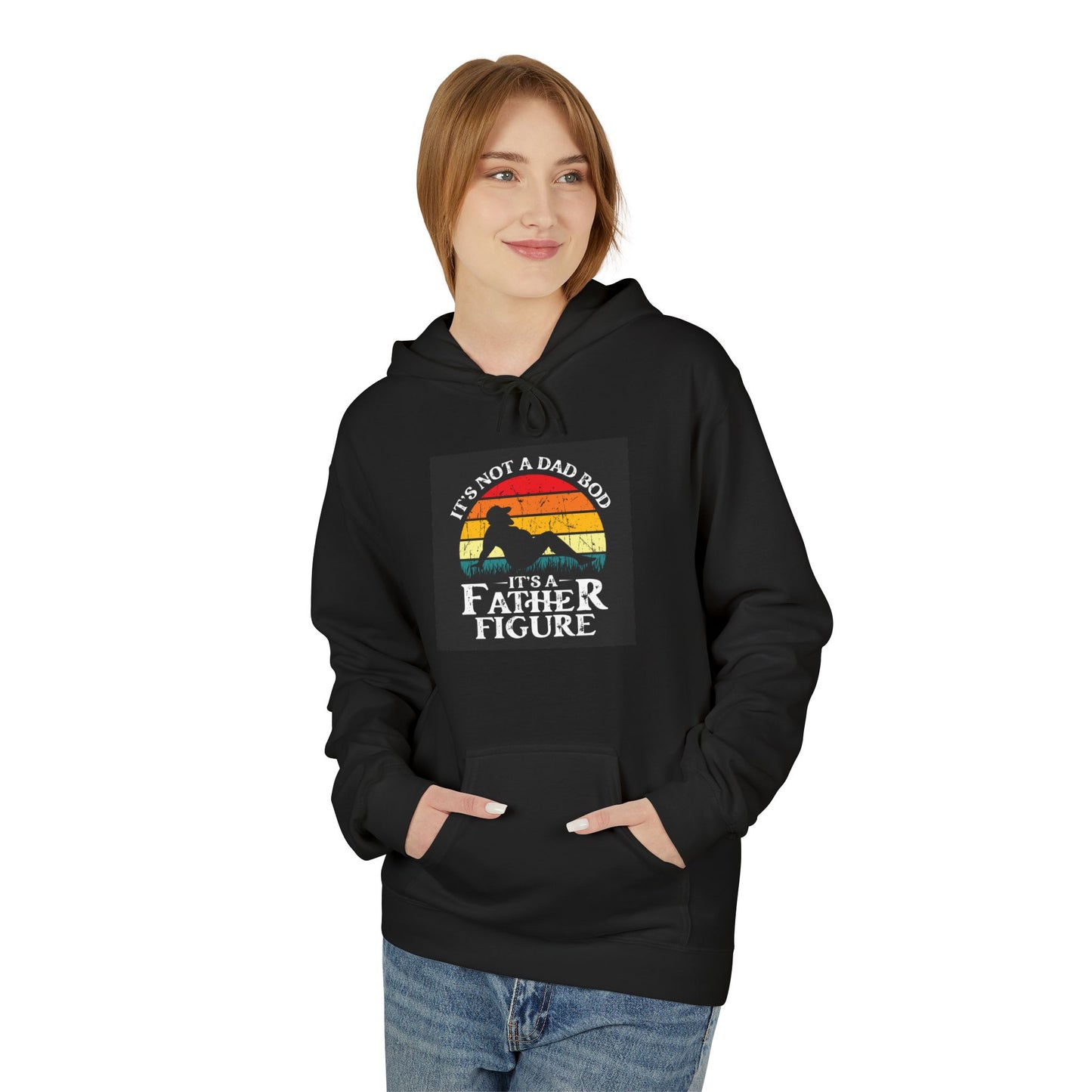 Father Figure Retro Hoodie - Perfect Gift for Dads