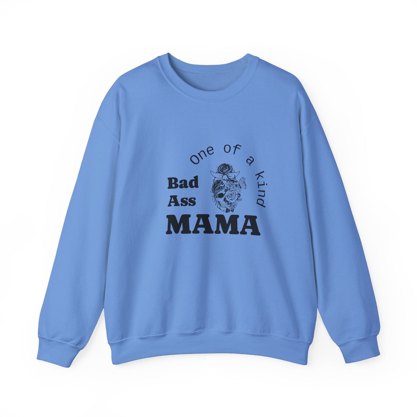 Bad Ass Mama Crewneck Sweatshirt - Unisex Heavy Blend
