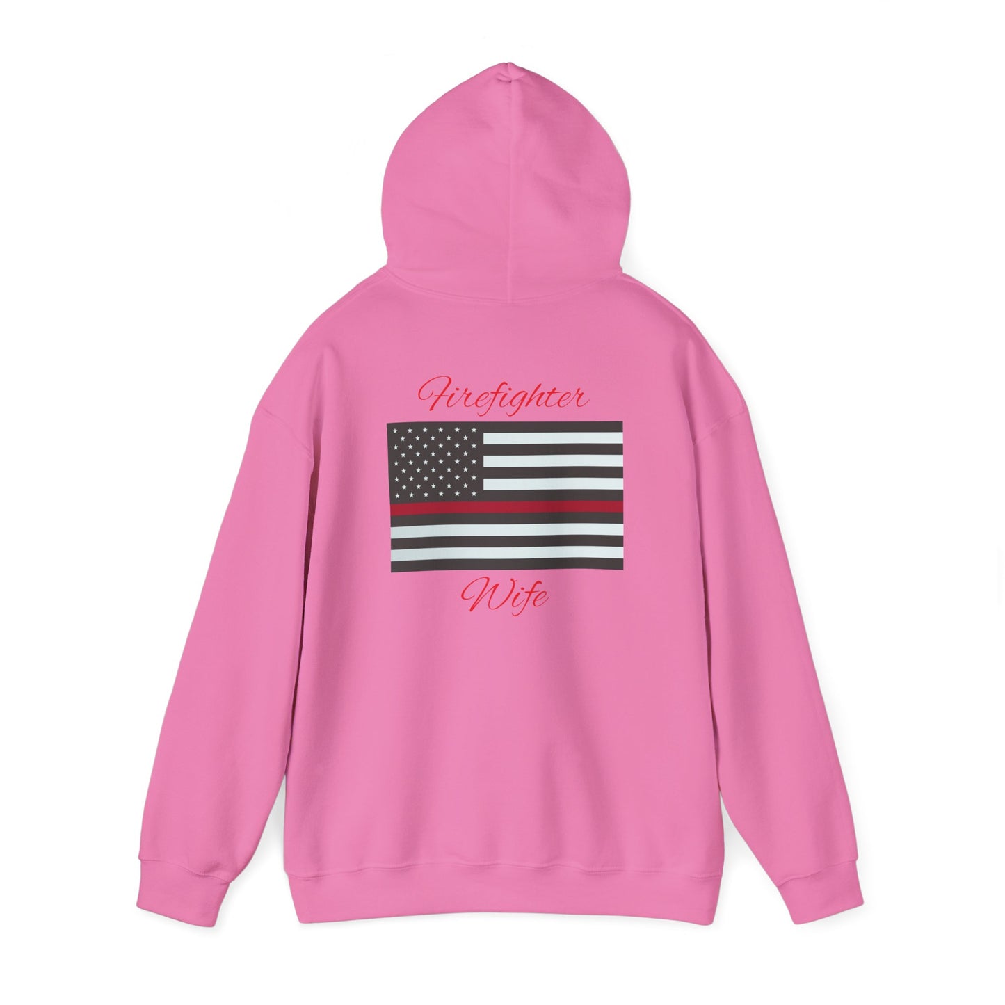 Firefighter Wife Hooded Sweatshirt - Unisex Heavy Blend™ - Support & Honor