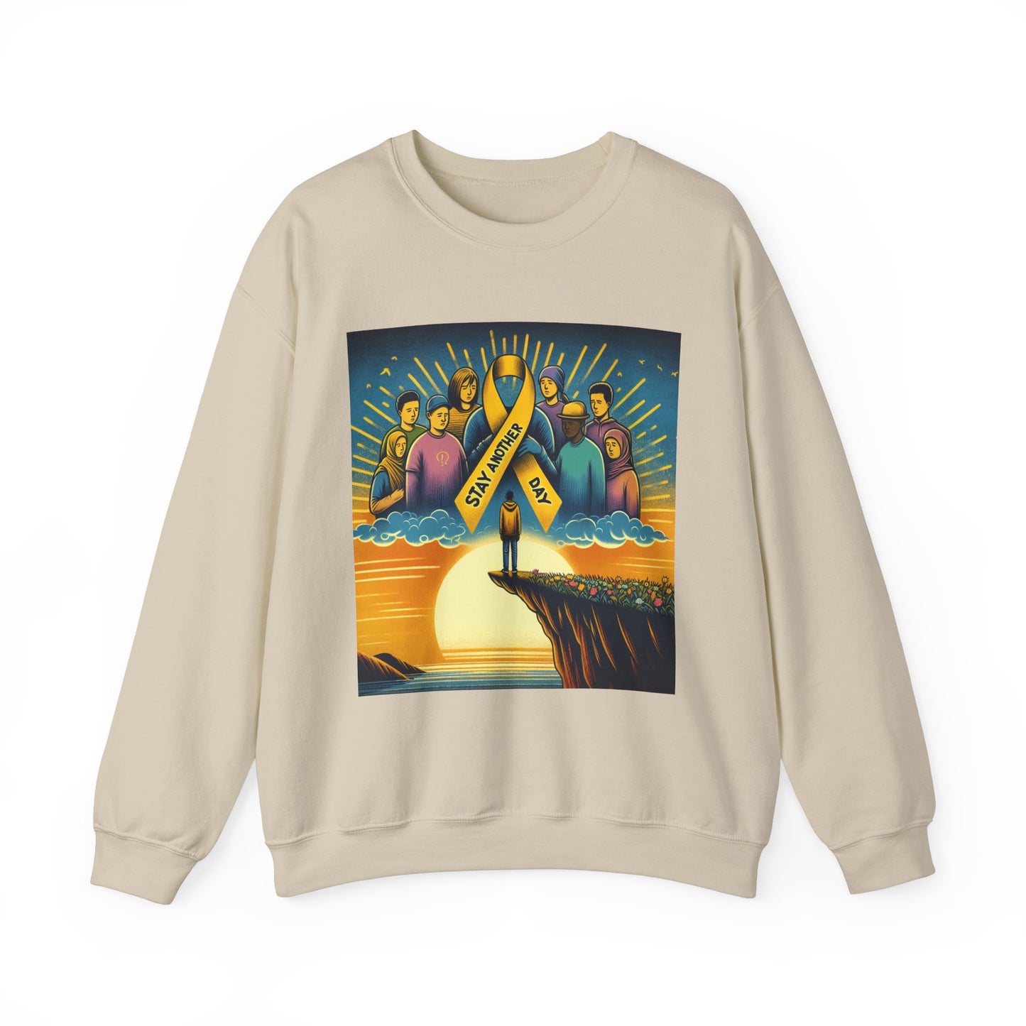 Suicide Prevention Awareness Sweatshirt, Stay Another Day, You Matter, Mental Health Support, Crewneck Jumper, Unisex Hoodie