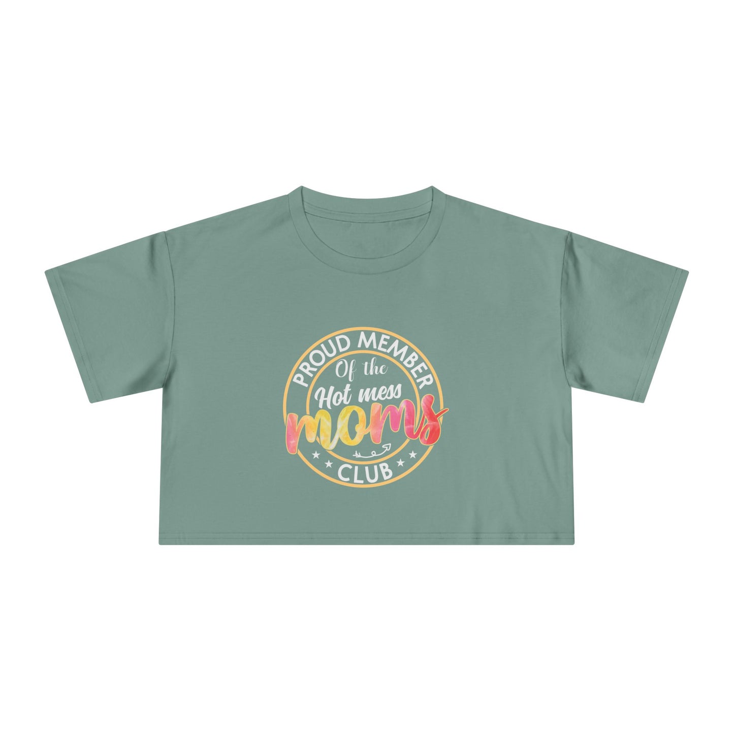 Stylish Mom Crop Tee | Trendy Women’s T-Shirt, Mother's Day Gift, Casual Wear, Summer Outfits, Relaxed Fit