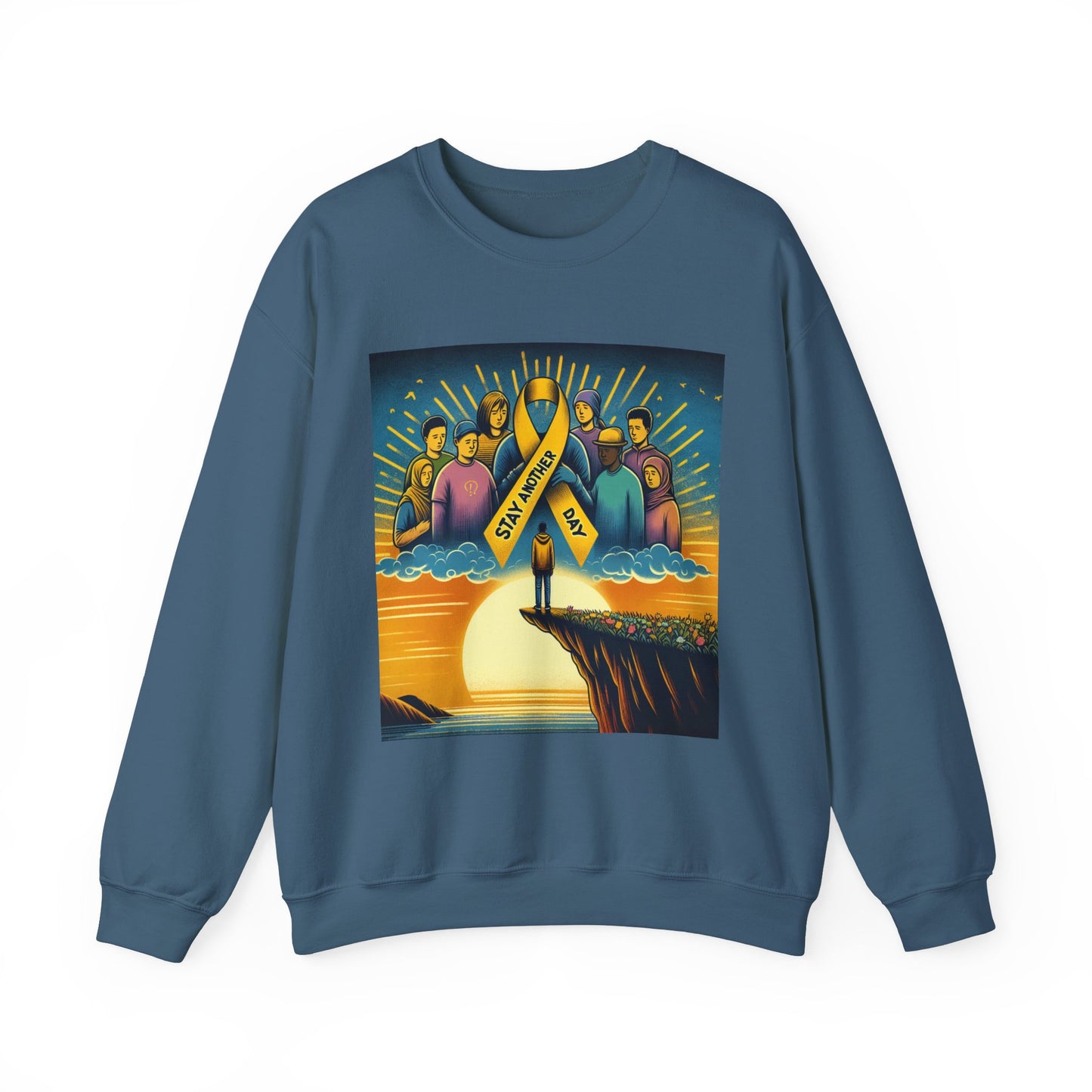 Suicide Prevention Awareness Sweatshirt, Stay Another Day, You Matter, Mental Health Support, Crewneck Jumper, Unisex Hoodie