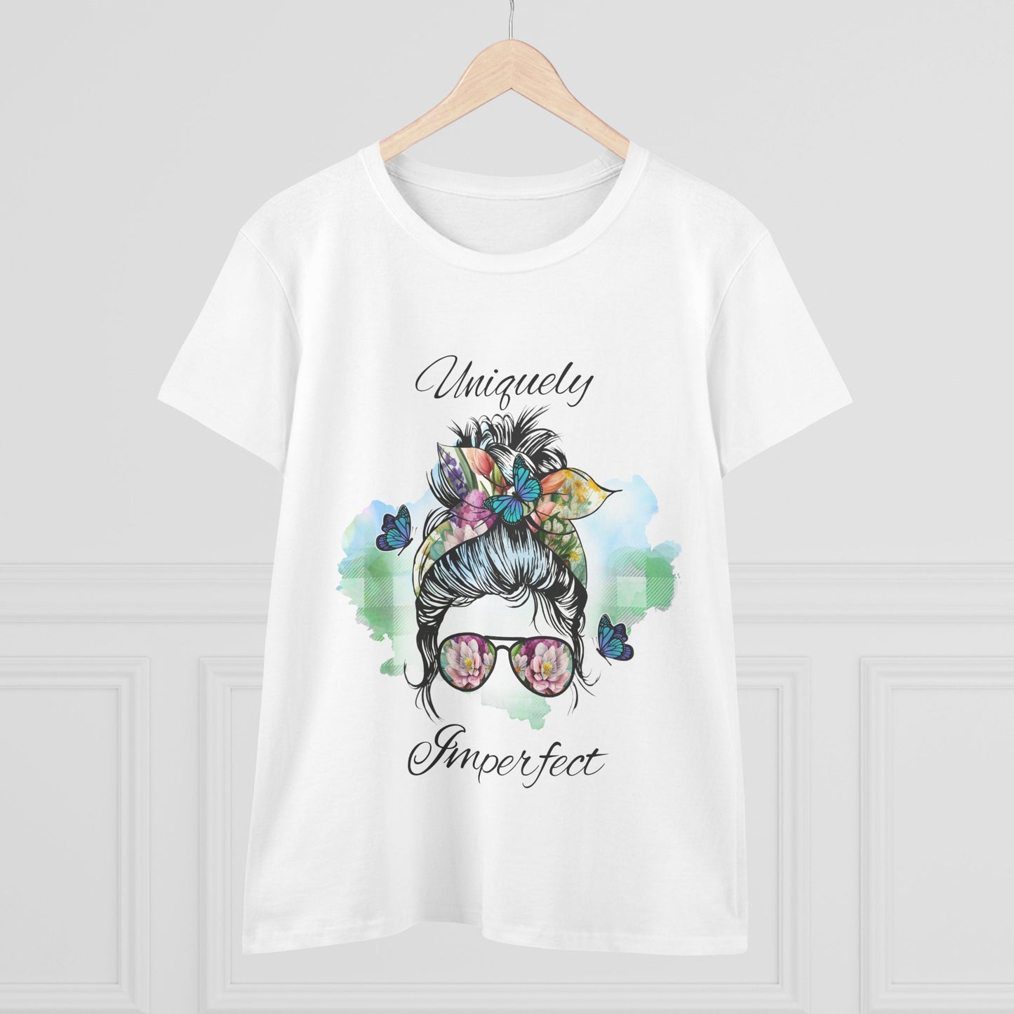 Women's Uniquely Imperfect Graphic Tee - Midweight Cotton Shirt