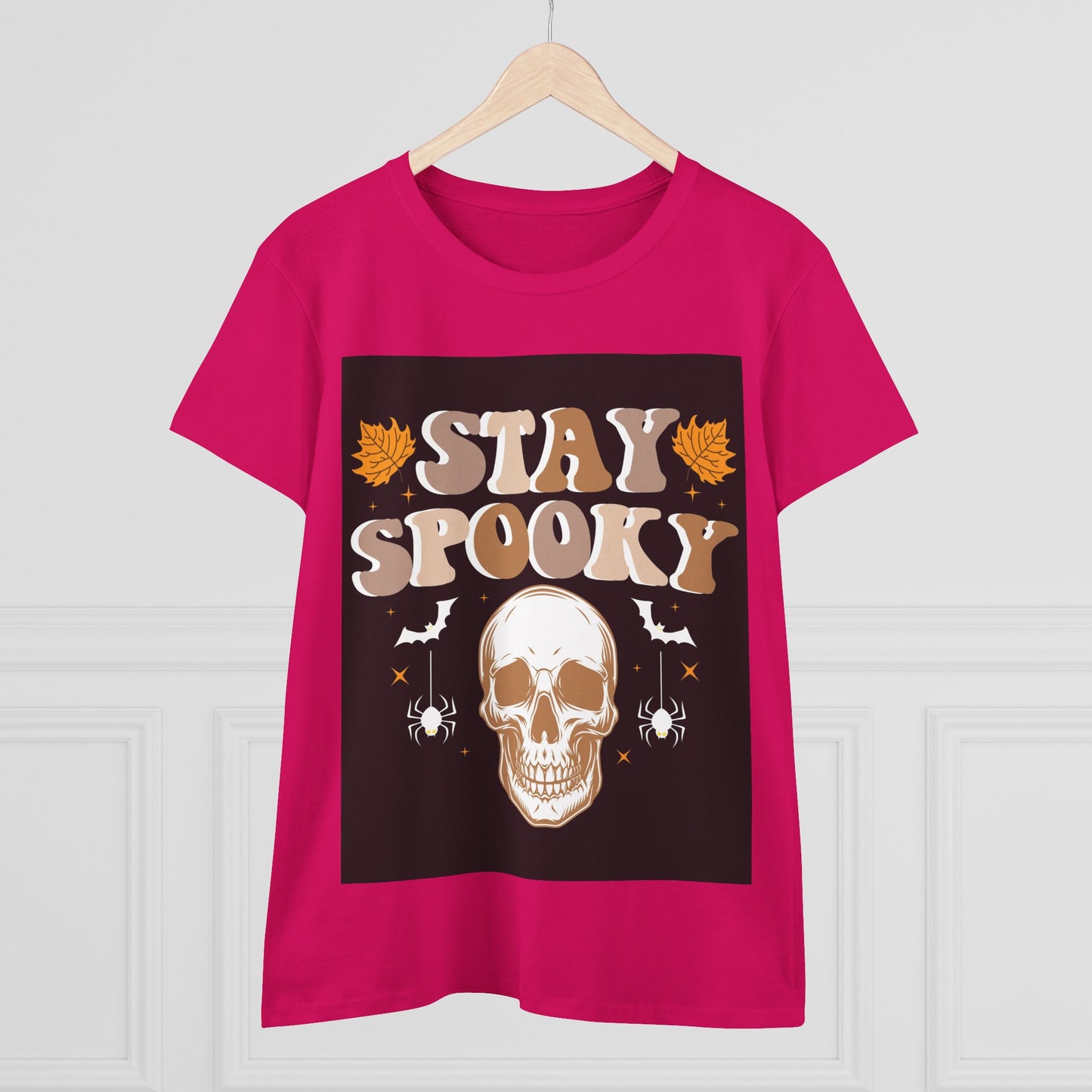 Stay Spooky Women's Tee - Halloween Shirt, Fall Fashion, Graphic Tee for Women, Casual Halloween, Spooky Season Outfit