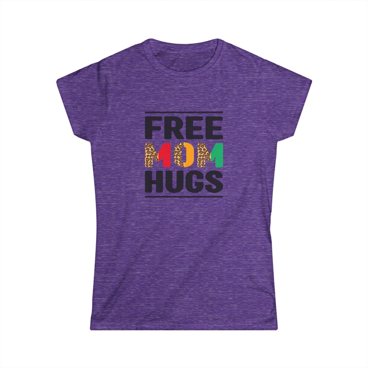 Free Mom Hugs Women's Softstyle Tee – Comfortable, Fun Mothers Day Gift