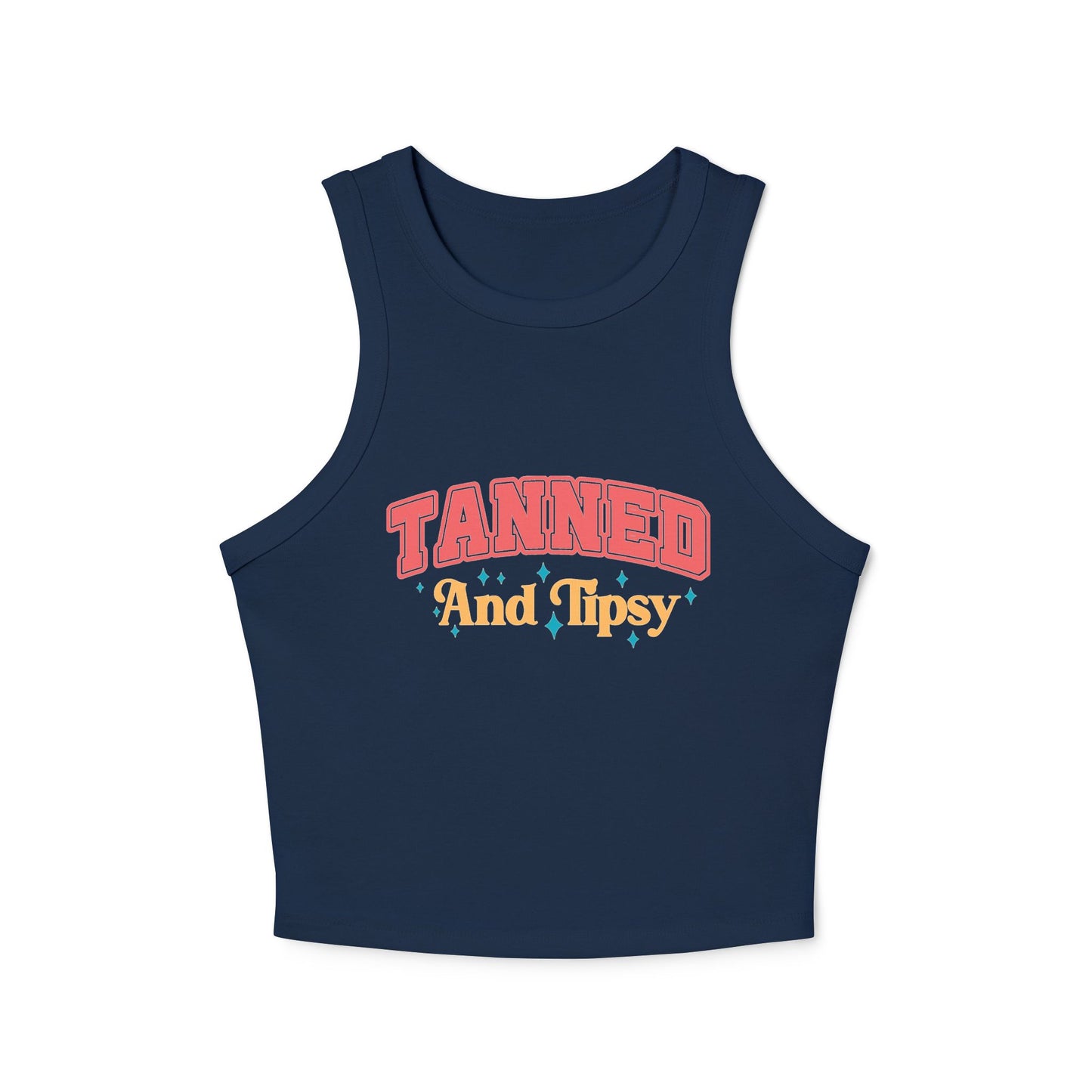 Tanned and Tipsy Tank Top, Summer Beachwear, Cute Summer Outfit, Gift for Her, Pool Party Essential, Vacation Top, Fun Graphic Tee