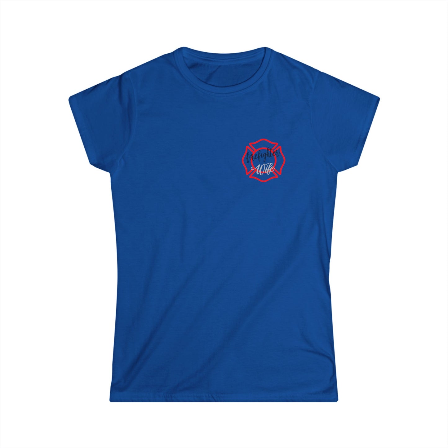 Firefighter Wife Women's Softstyle Tee - Support Your Hero