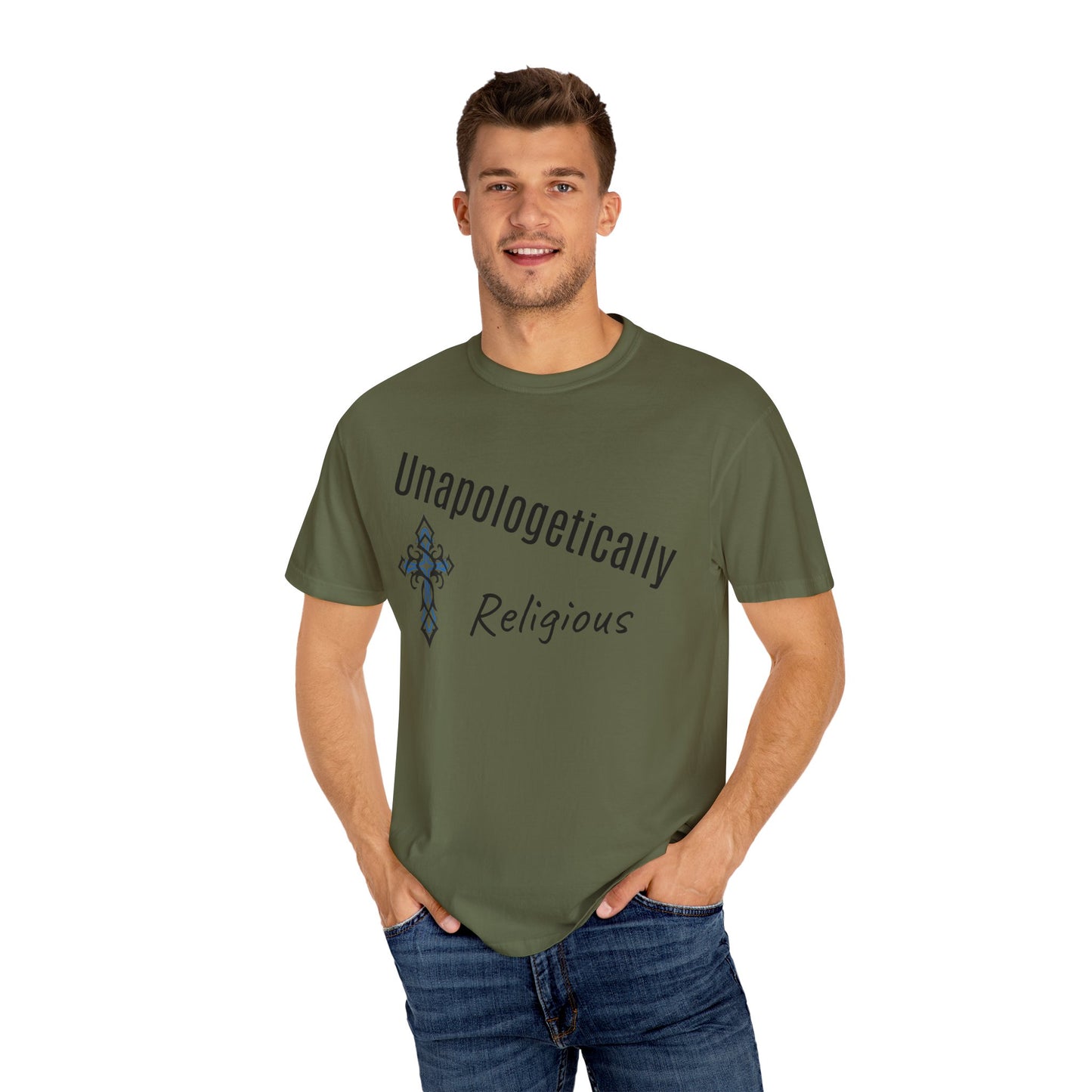 Unapologetically Religious T-Shirt, Faith-Based Tee, Spiritual Wear, Christian Apparel, Gift for Believers, Inspirational Clothing