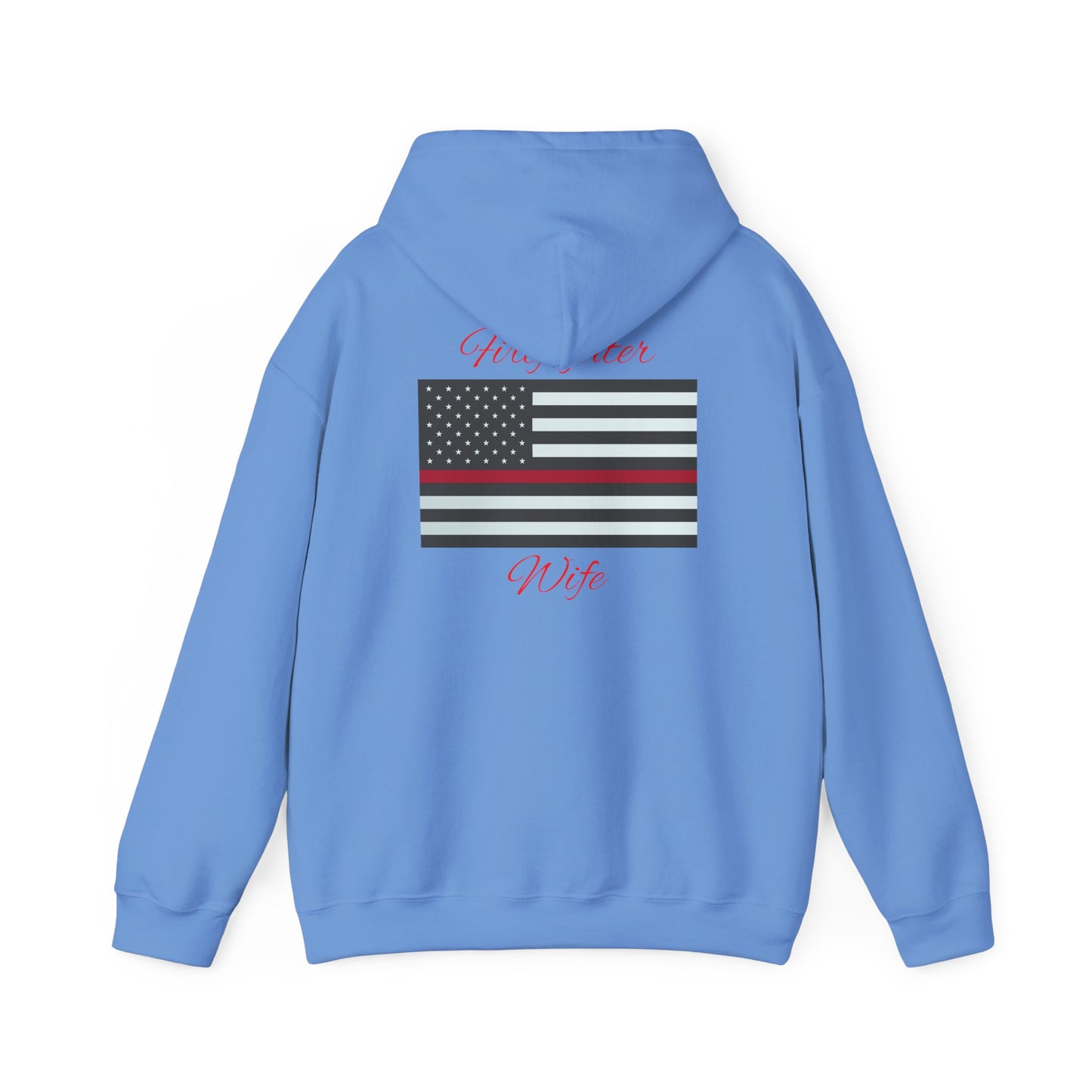 Firefighter Wife Hooded Sweatshirt - Unisex Heavy Blend™ - Support & Honor