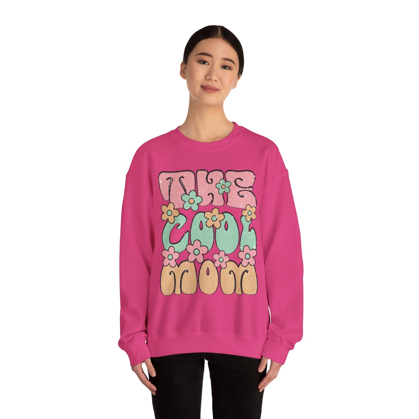The Cool Mood Floral Graphic Unisex Crewneck Sweatshirt
