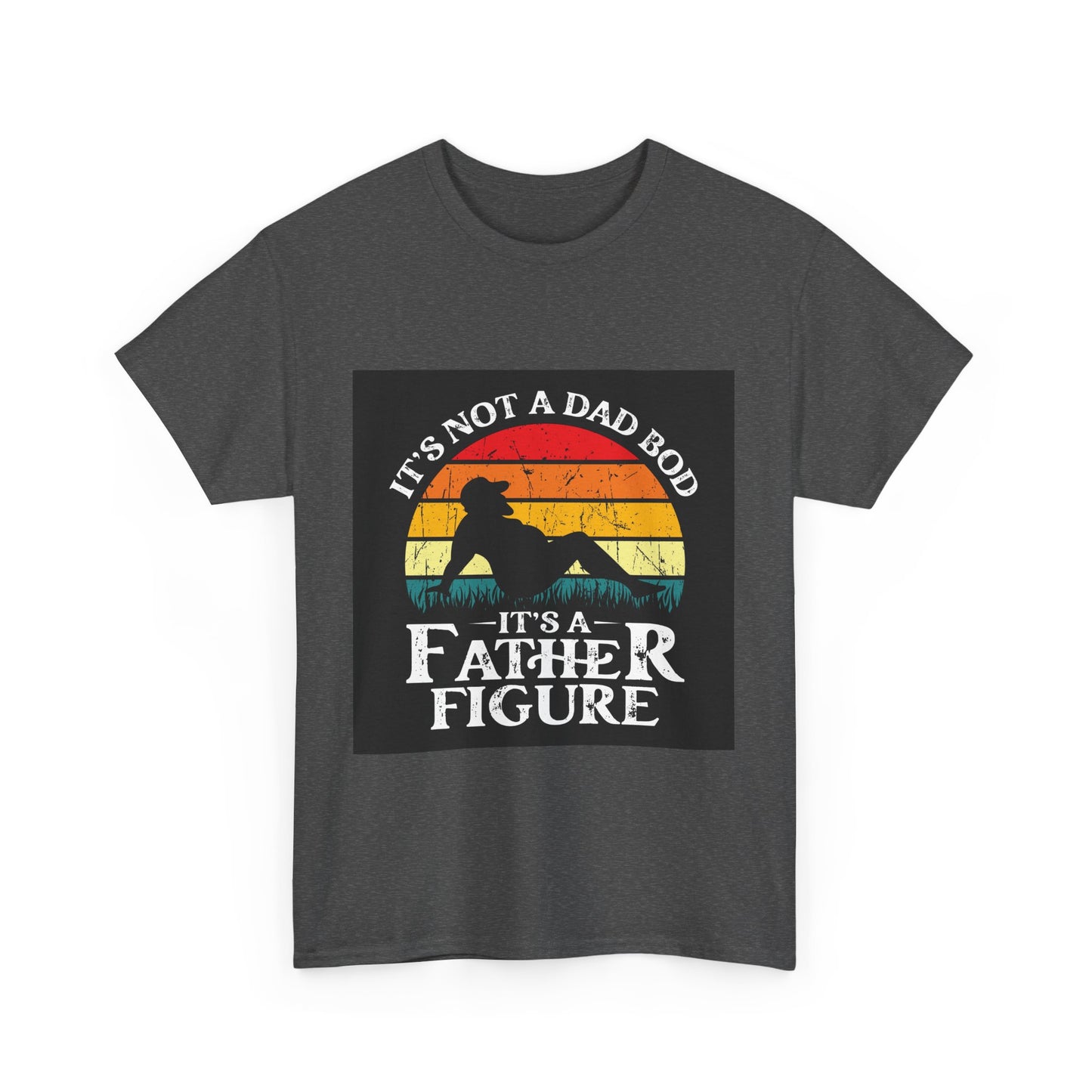 Father Figure Unisex Heavy Cotton Tee - Perfect Gift for Dads, Celebrating Fatherhood
