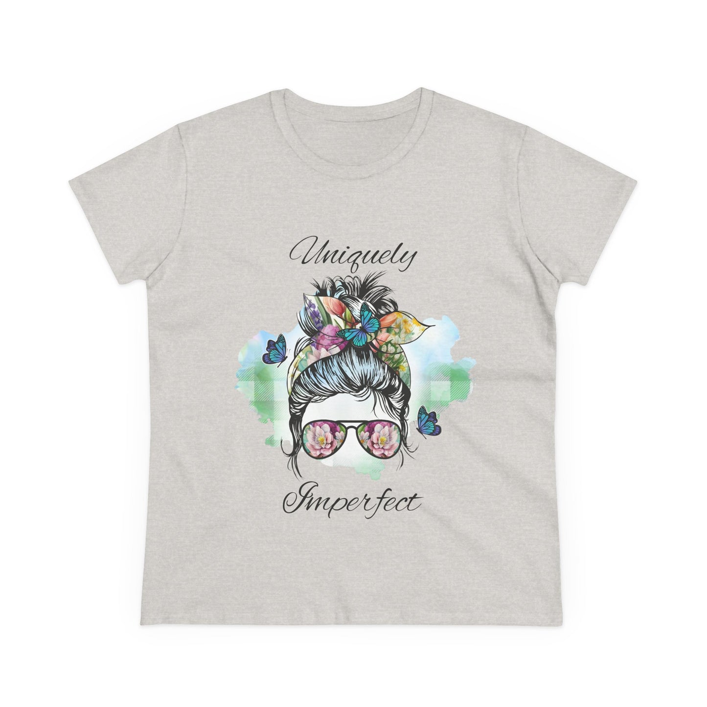 Women's Uniquely Imperfect Graphic Tee - Midweight Cotton Shirt