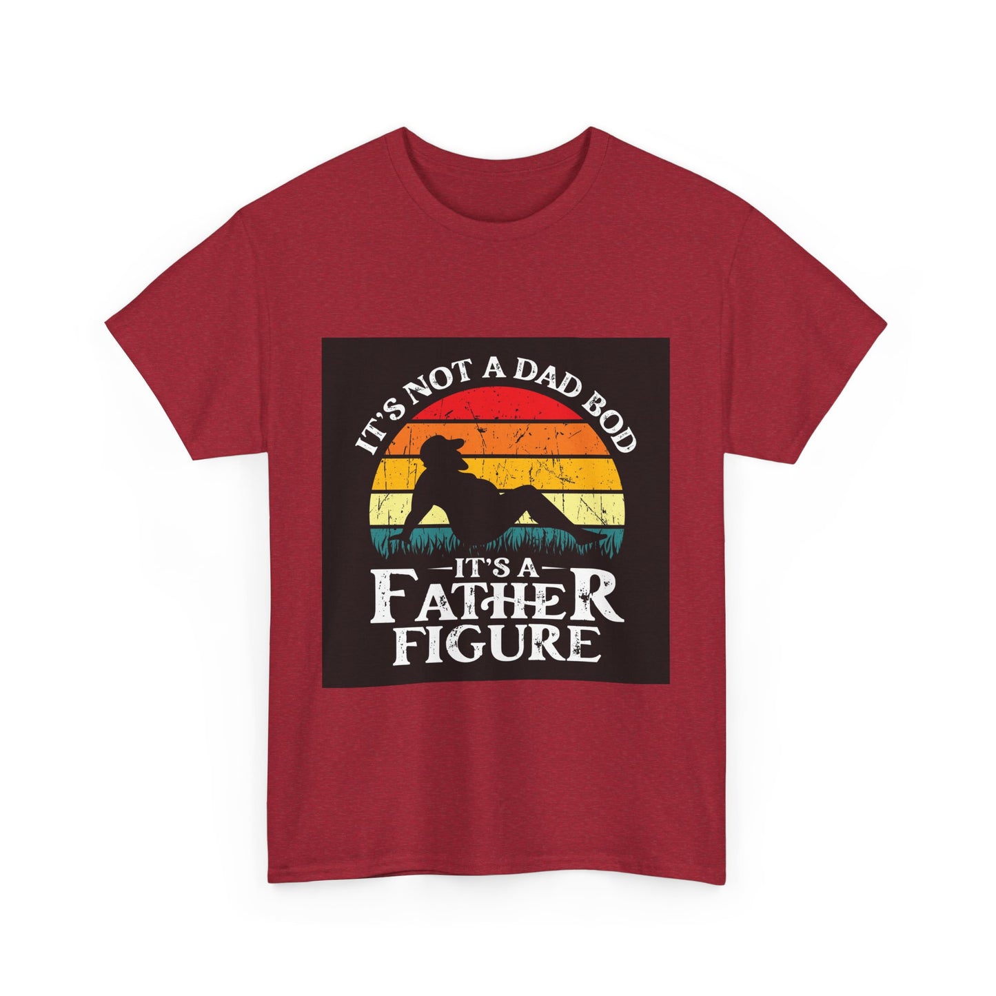 Father Figure Unisex Heavy Cotton Tee - Perfect Gift for Dads, Celebrating Fatherhood