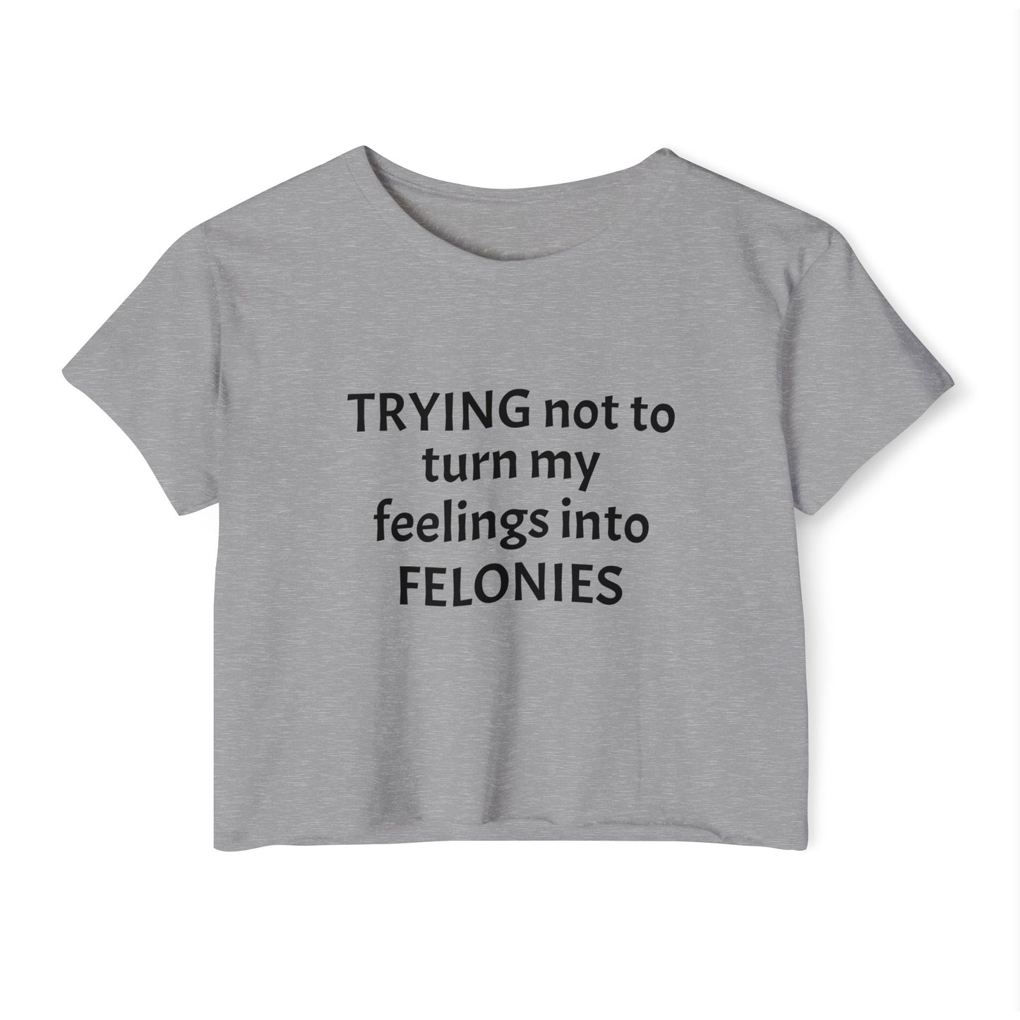 Festival Crop Top, Women's Casual Tee, Funny Graphic Top, Party Wear, Summer Vibes, Gift for Friends