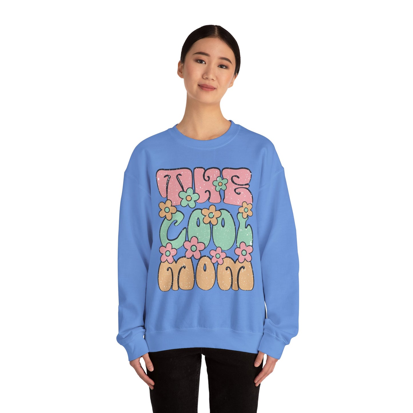 The Cool Mood Floral Graphic Unisex Crewneck Sweatshirt