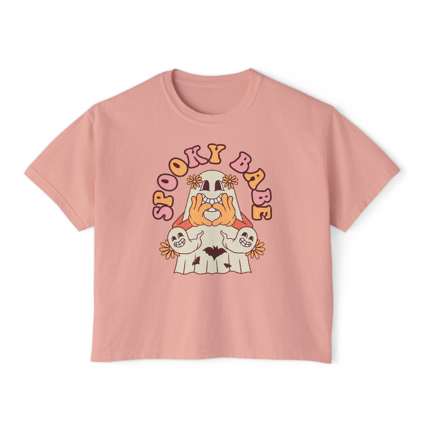 Spooky Babe Women's Boxy Tee | Halloween Shirt, Cute Tee, Graphic Tee, Fall Fashion, Gift for Her
