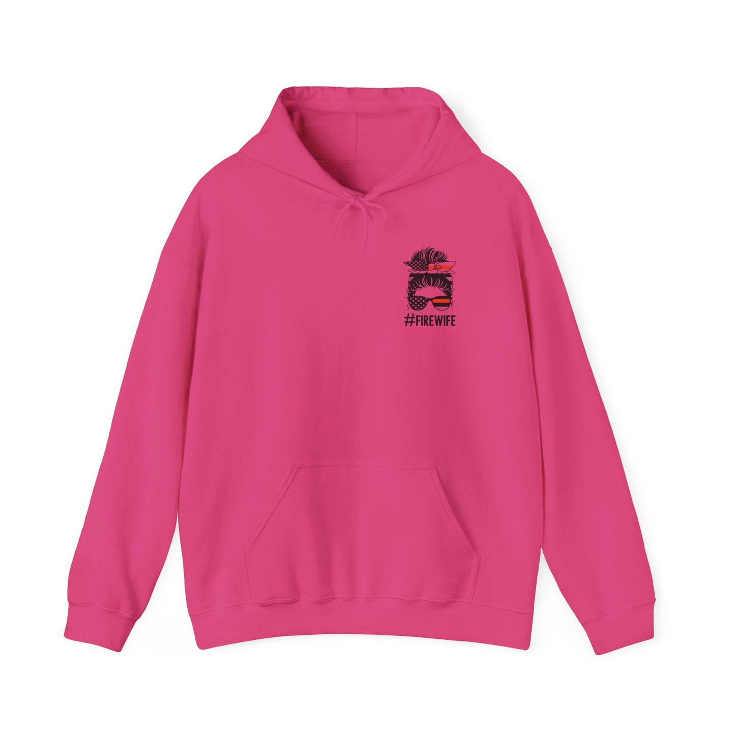 Firefighter Wife Hooded Sweatshirt – Cozy Apparel for Proud Partners