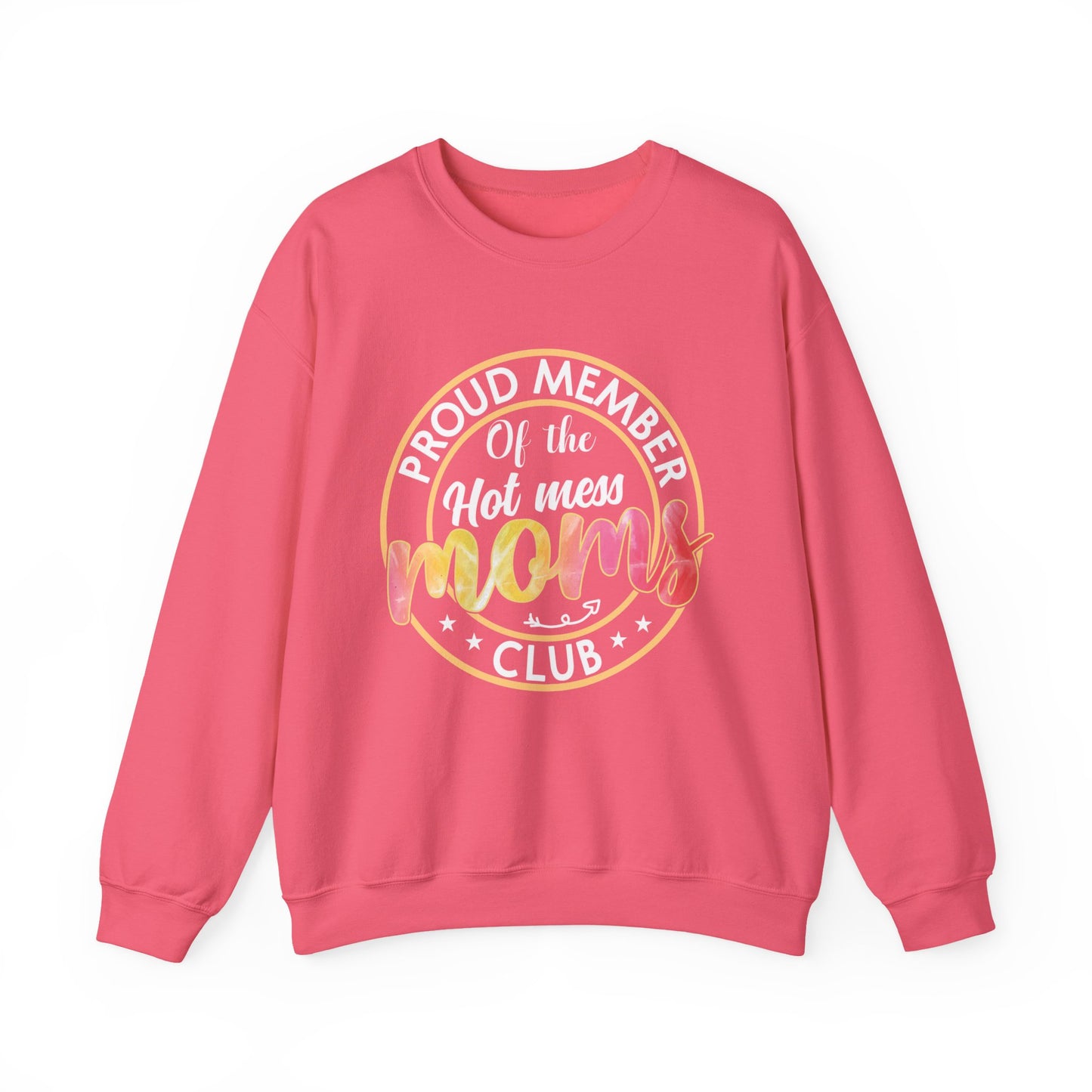 Moms Circle Crewneck Sweatshirt - Cozy Gift for Mothers, Perfect for Mother's Day, Family Gatherings, Casual Wear, Everyday Comfort