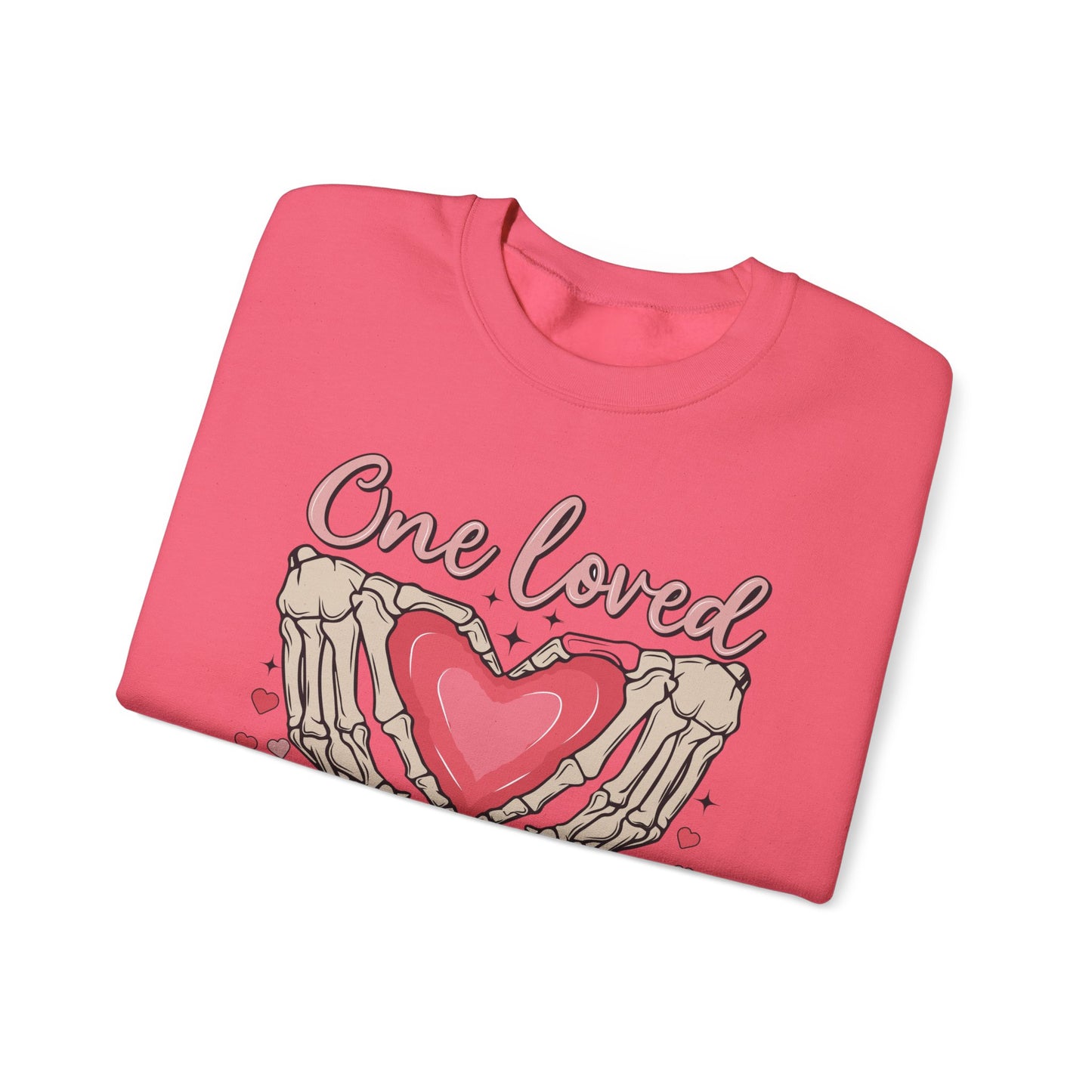 One Loved Mama Crewneck Sweatshirt, Perfect Gift for Moms, Cozy Layer for Birthdays, Mother's Day, Heartfelt Gift Idea