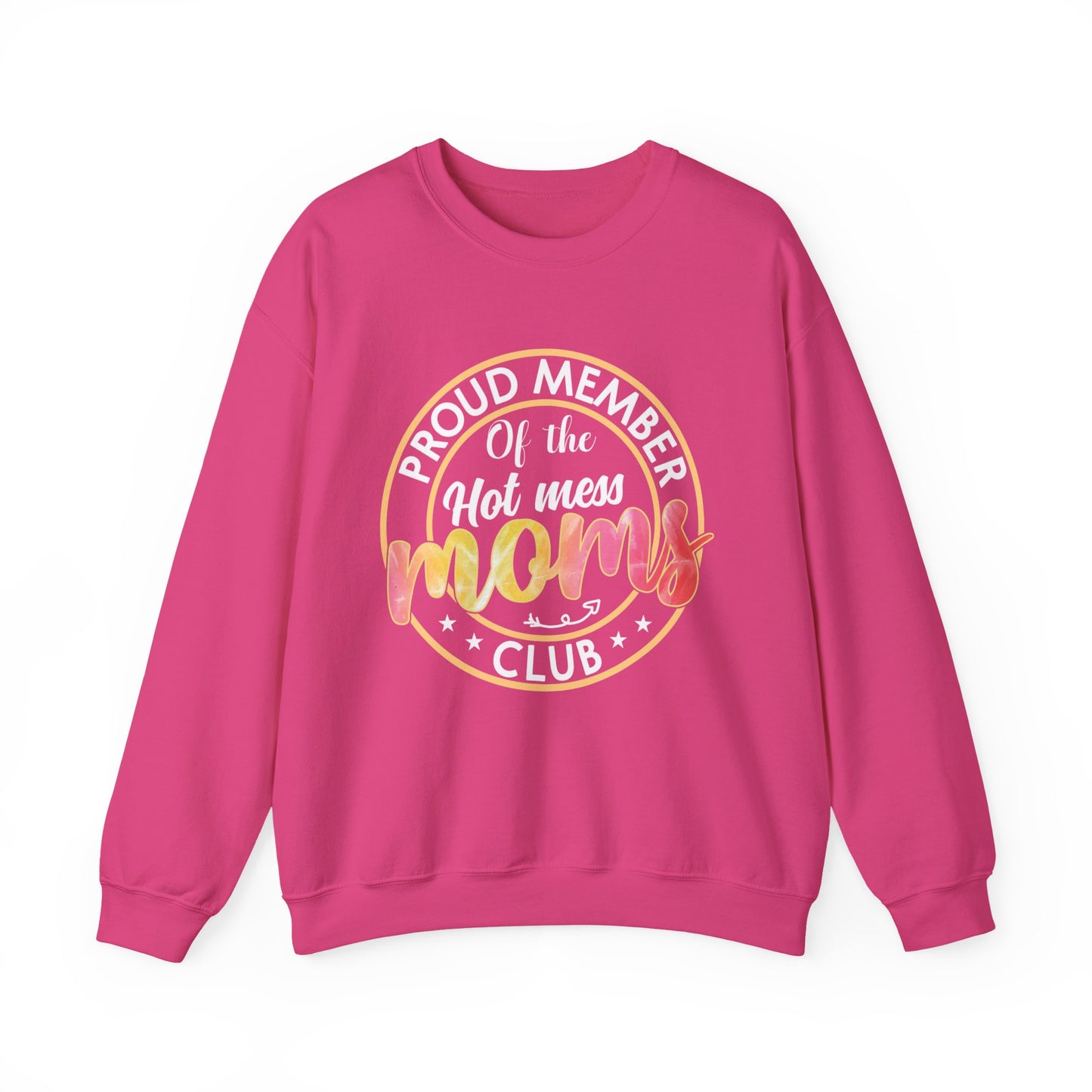 Moms Circle Crewneck Sweatshirt - Cozy Gift for Mothers, Perfect for Mother's Day, Family Gatherings, Casual Wear, Everyday Comfort