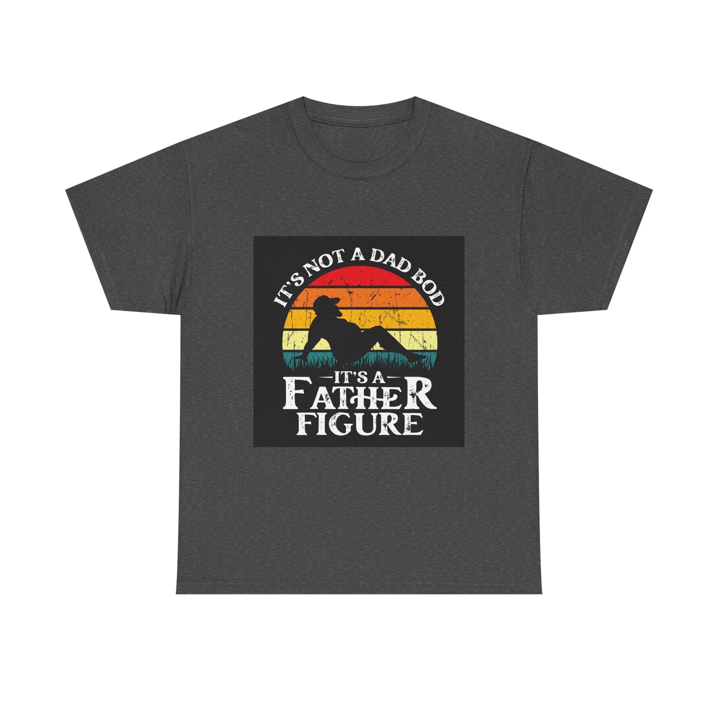 Father Figure Unisex Heavy Cotton Tee - Perfect Gift for Dads, Celebrating Fatherhood