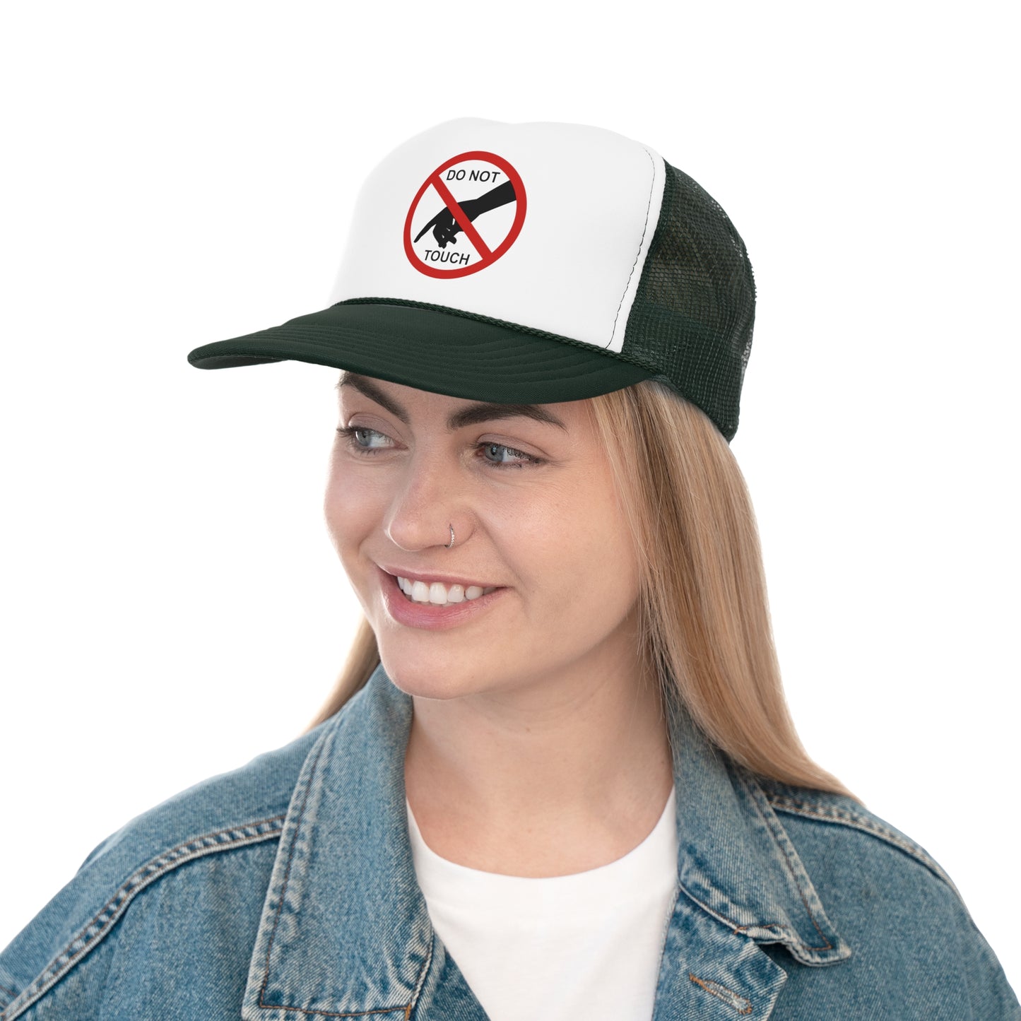 Protest Trucker Cap: Do Not Touch, Funny Cap, Graphic Hat, Gift for Him/Her, Casual Outdoors Gear