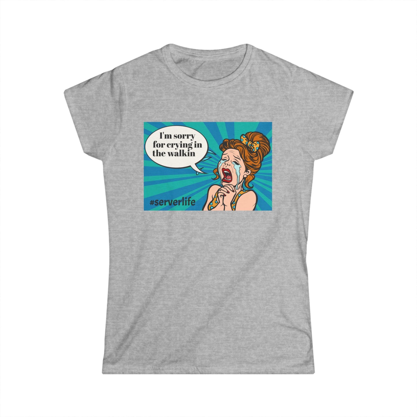 Server Life Women's Tee - Funny Server Shirt, Gift for Waitstaff, Restaurant Workers, Humor Tee, Casual Wear, Coffee Lover