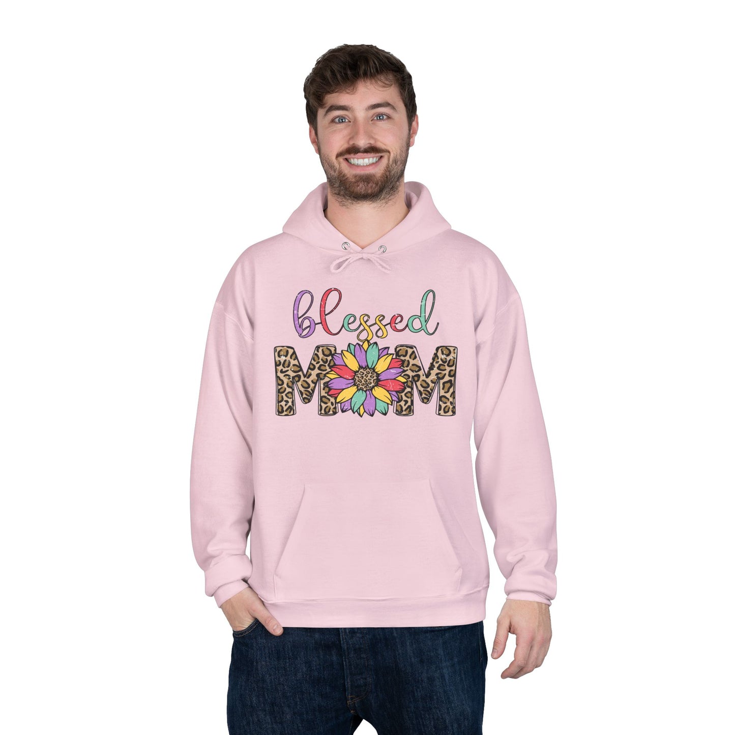 Blessed Mom Eco-Friendly Pullover Hoodie