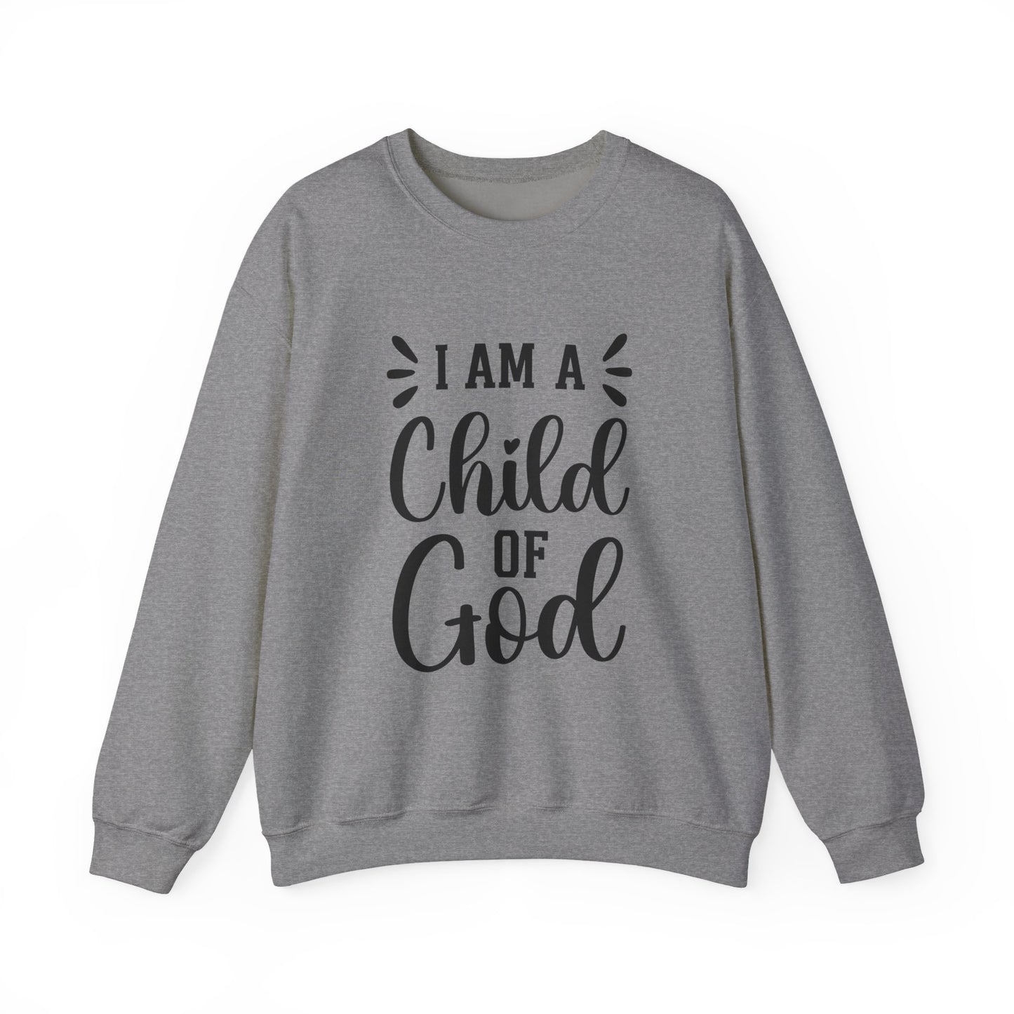 Inspirational Crewneck Sweatshirt - Perfect as a Gift for Faith, Christmas, Church Events, Comfortable Daily Wear, Relaxed Style