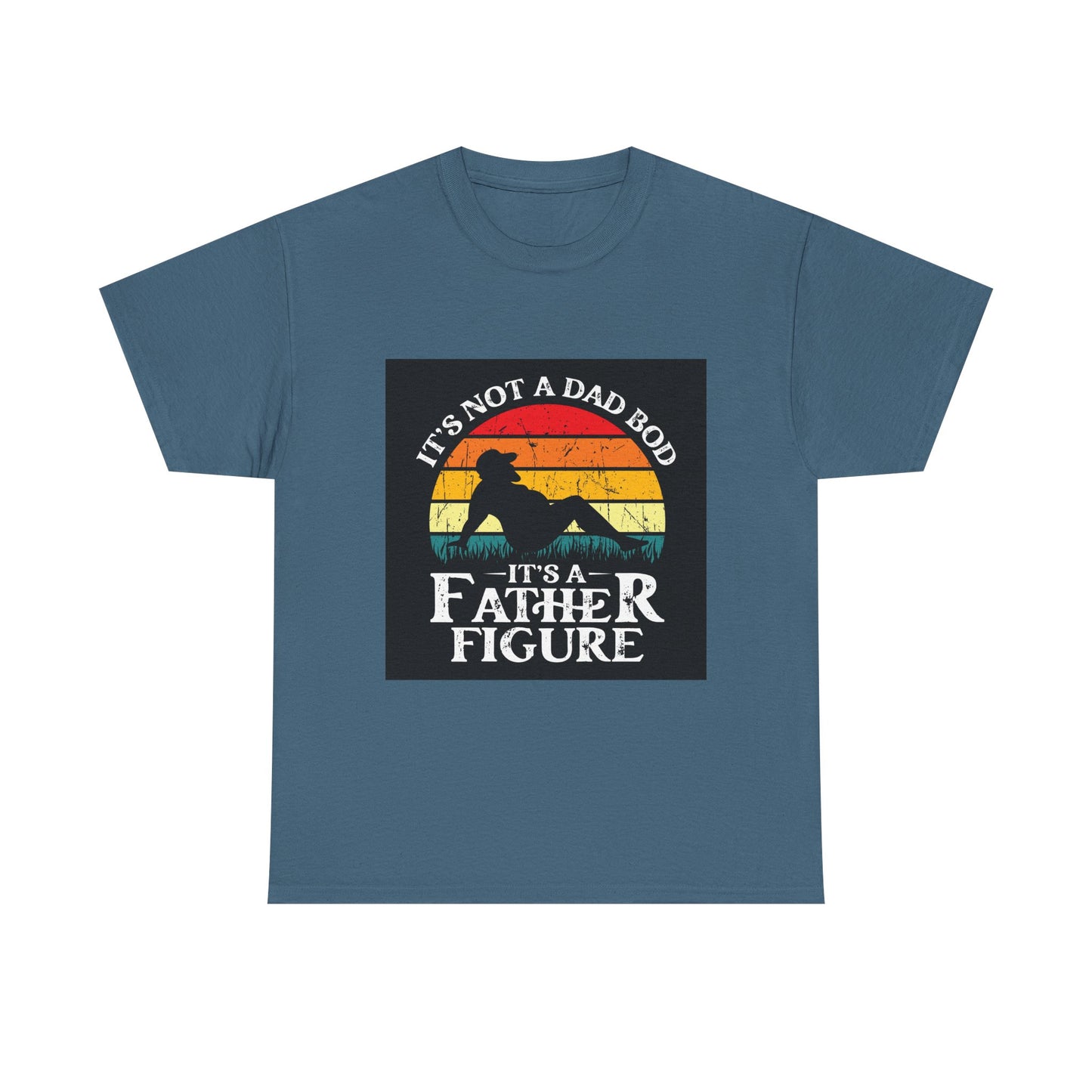 Father Figure Unisex Heavy Cotton Tee - Perfect Gift for Dads, Celebrating Fatherhood
