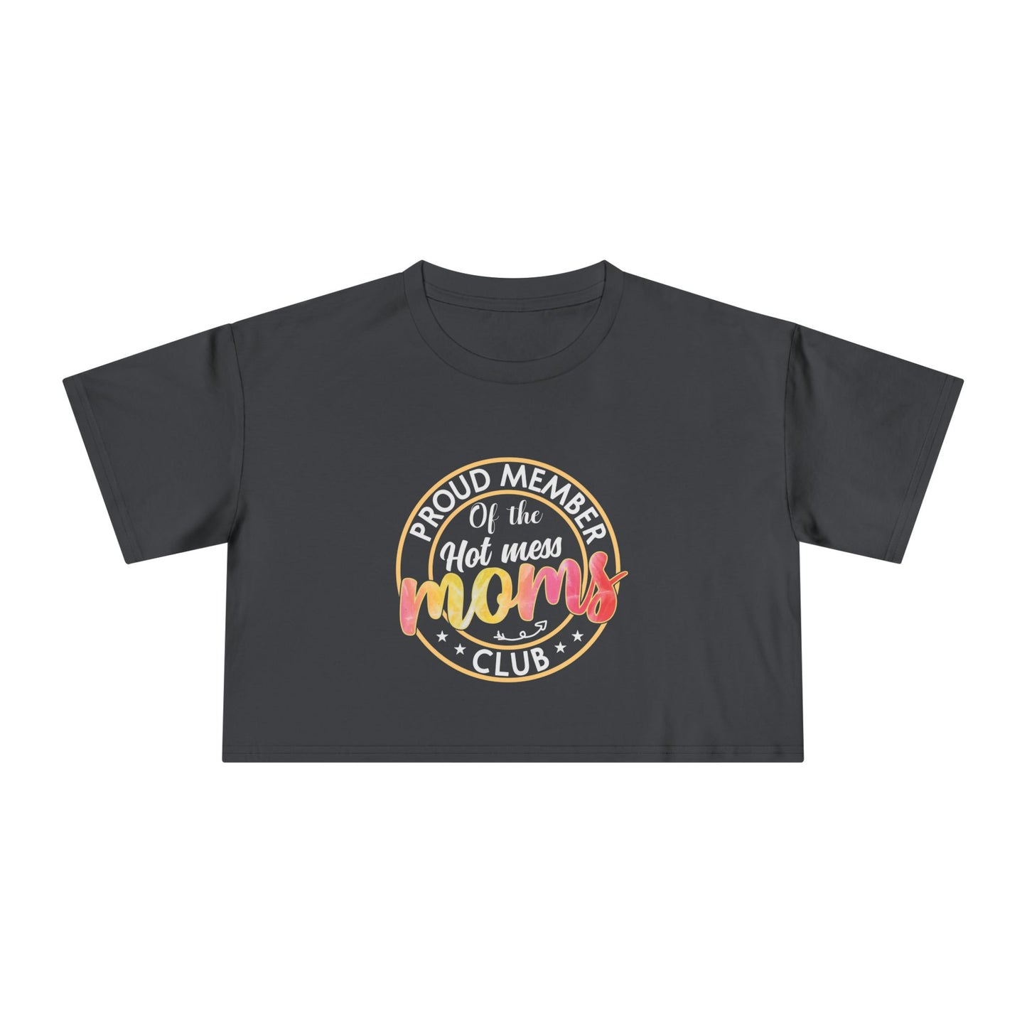 Stylish Mom Crop Tee | Trendy Women’s T-Shirt, Mother's Day Gift, Casual Wear, Summer Outfits, Relaxed Fit