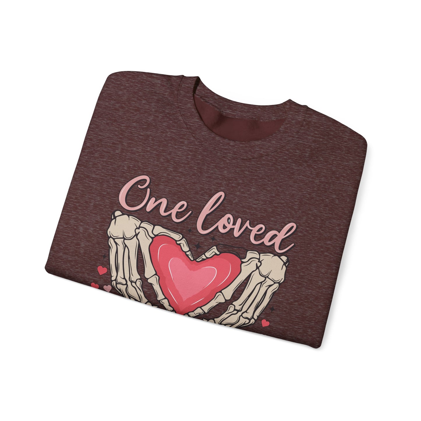 One Loved Mama Crewneck Sweatshirt, Perfect Gift for Moms, Cozy Layer for Birthdays, Mother's Day, Heartfelt Gift Idea