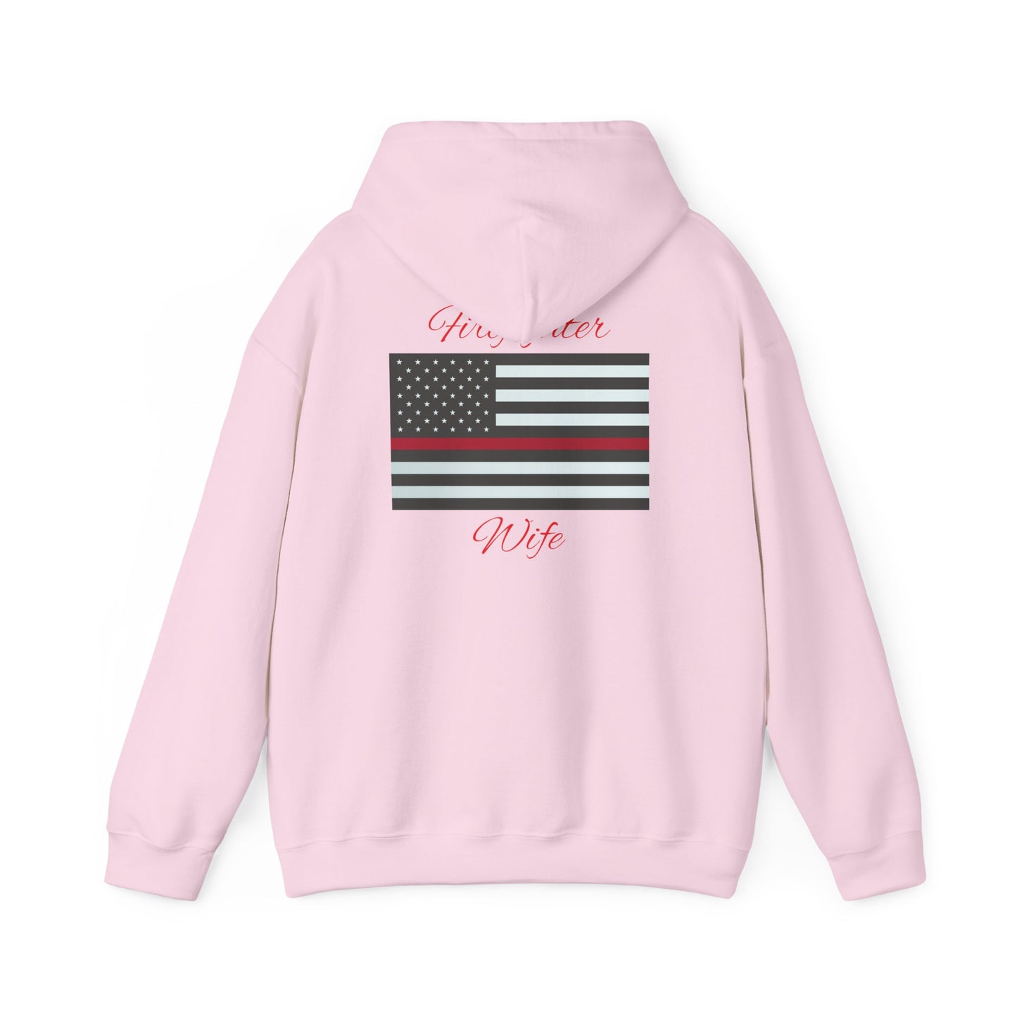 Firefighter Wife Hooded Sweatshirt - Unisex Heavy Blend™ - Support & Honor