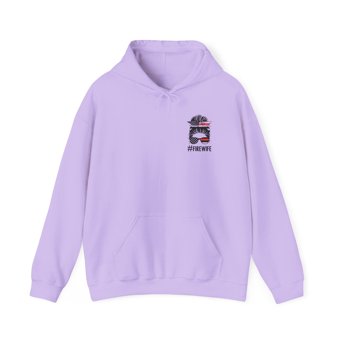 Firefighter Wife Hooded Sweatshirt – Cozy Apparel for Proud Partners